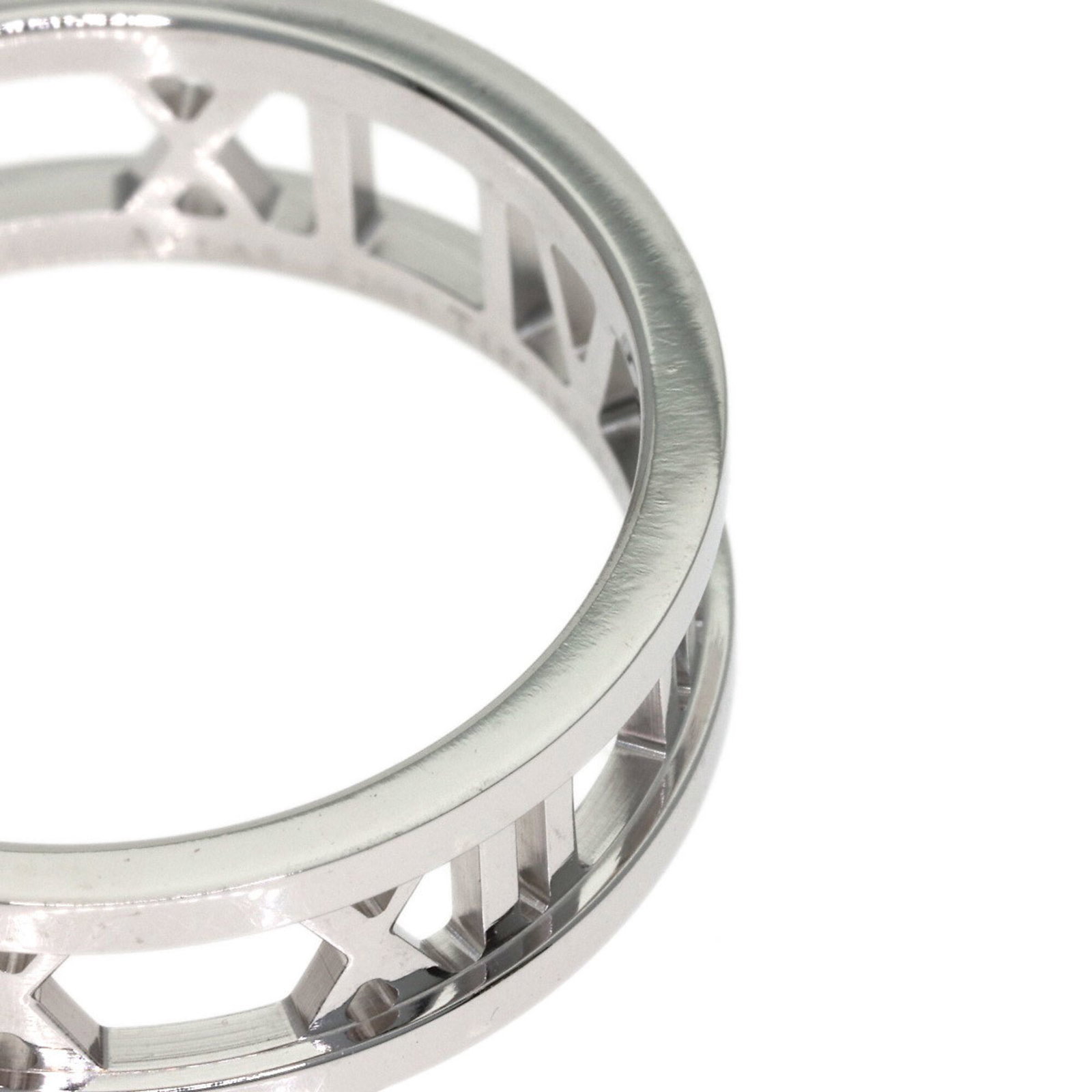 White Gold Ring Band Tiffany - 8