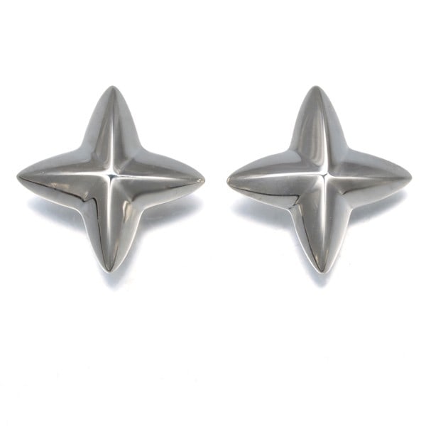 Tiffany&Co. Earrings Sirius Star 925 Sterling Silver: Tiffany&Co. Earrings Sirius Star 925 Sterling Silver Sterling silver earrings from Tiffany & Co. feature a design with a size of 10.0 x 10.0mm, made from 925 material. This stud earring collection
