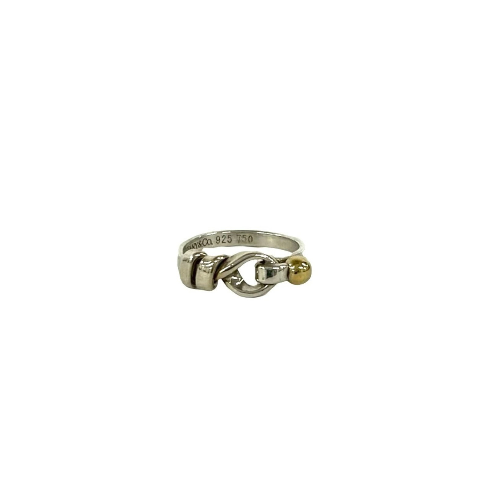Tiffany Band Ring Silver 925 Yellow Gold (18K): Tiffany Band Ring Silver 925 Yellow Gold (18K) Silver 925 band ring with a touch of luxury, featuring 18K yellow gold accents. This beautiful piece is crafted from high-quality silver and adorned