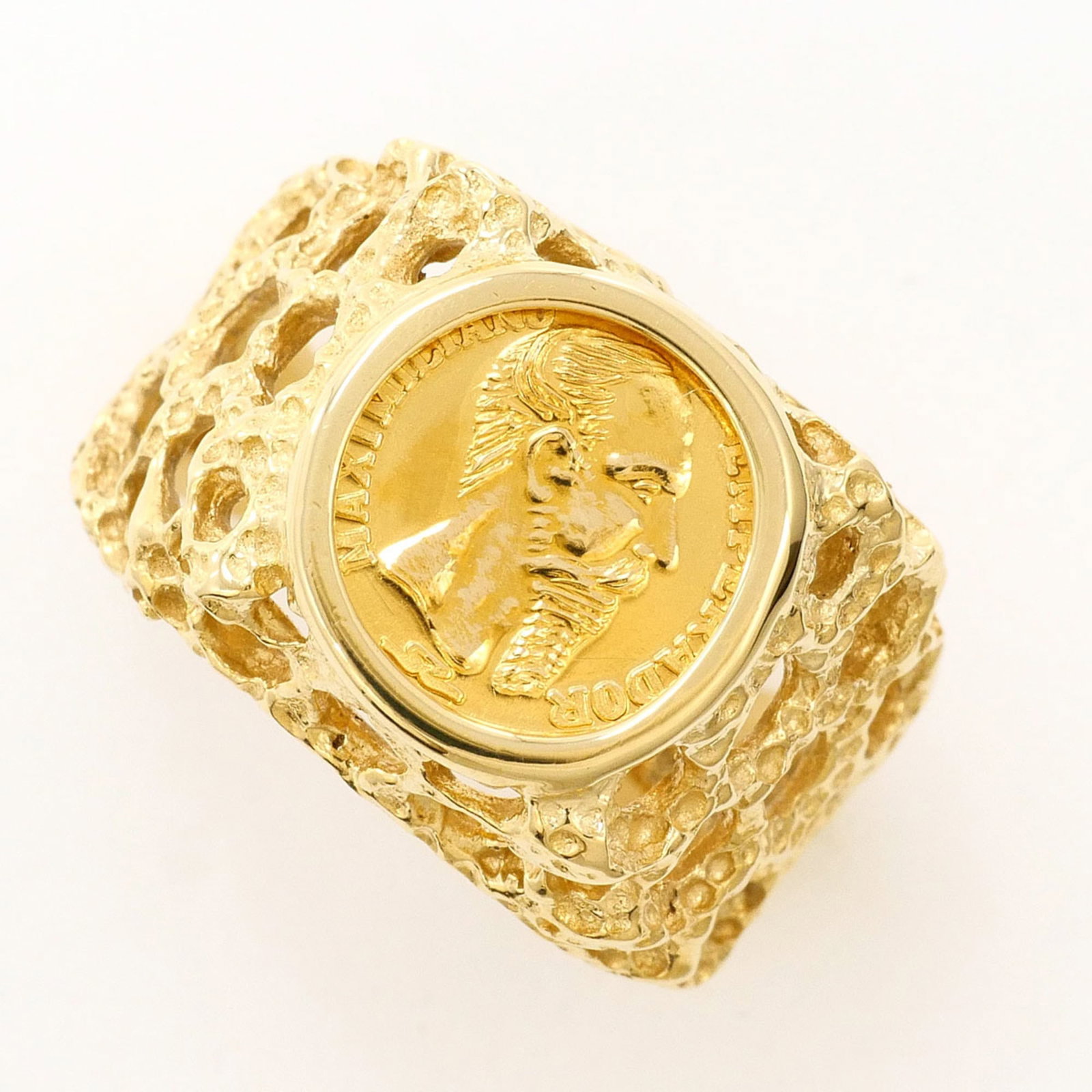 Unbranded Band Ring Yellow Gold (10K) Yellow Gold (14K): Unbranded Band Ring Yellow Gold (10K) Yellow Gold (14K) Yellow gold band ring with a classic design, crafted from 10K and 14K yellow gold for a touch of elegance. Measuring 12mm in width, this simple