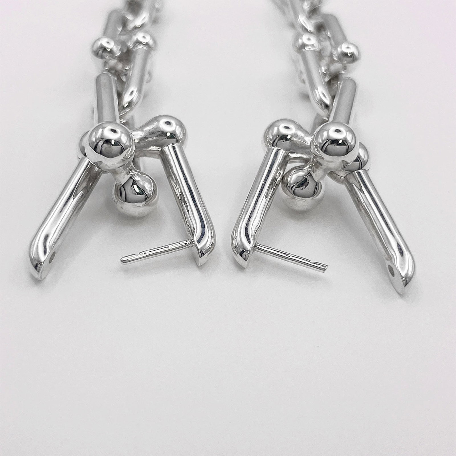 Tiffany Stud Earrings Silver 925 - 6