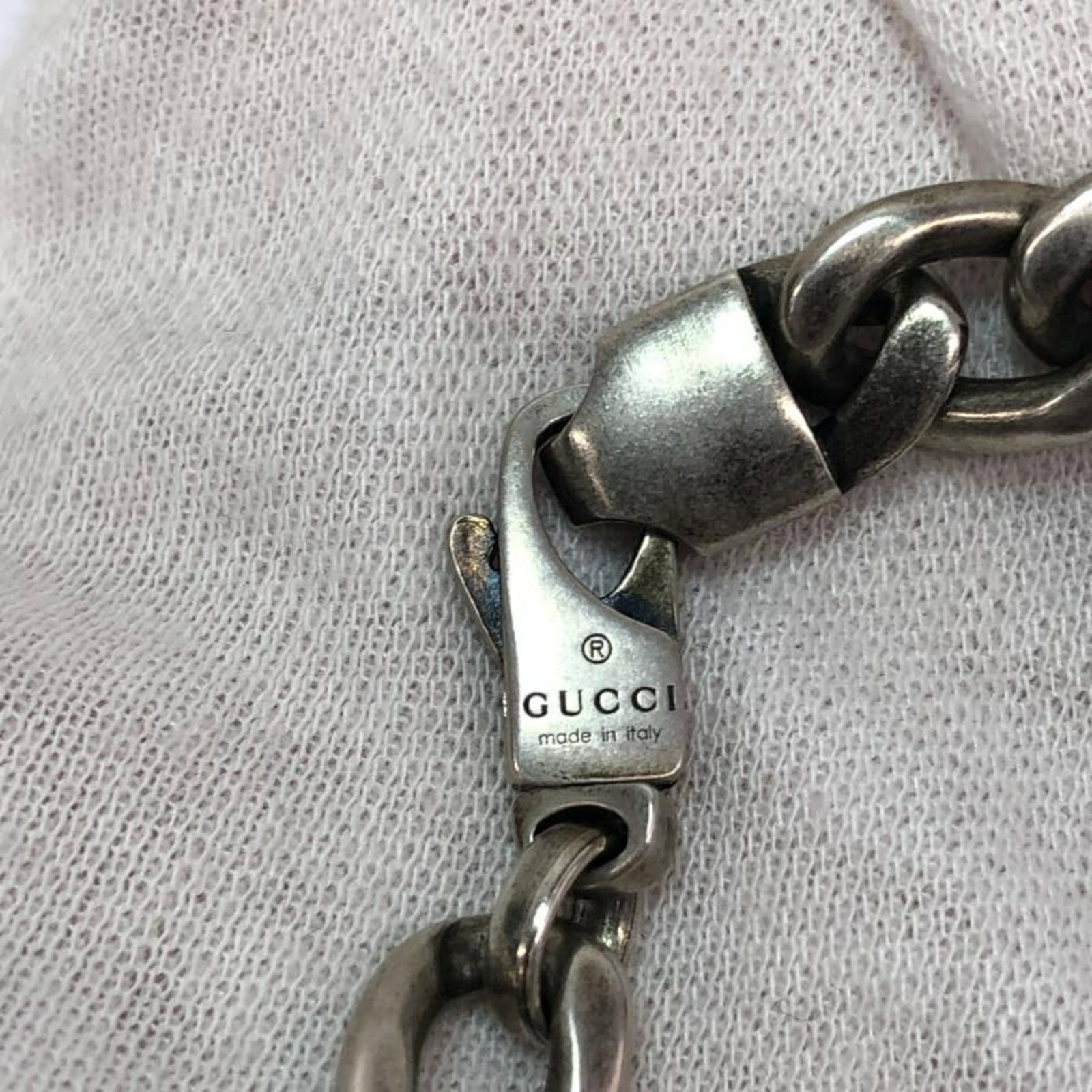 Silver Charm Gucci Bracelet - 4