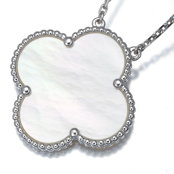 Van Cleef & Arpels Necklace Mother Of Pearl Magic Alhambra 18K Wg (1 of 6)
