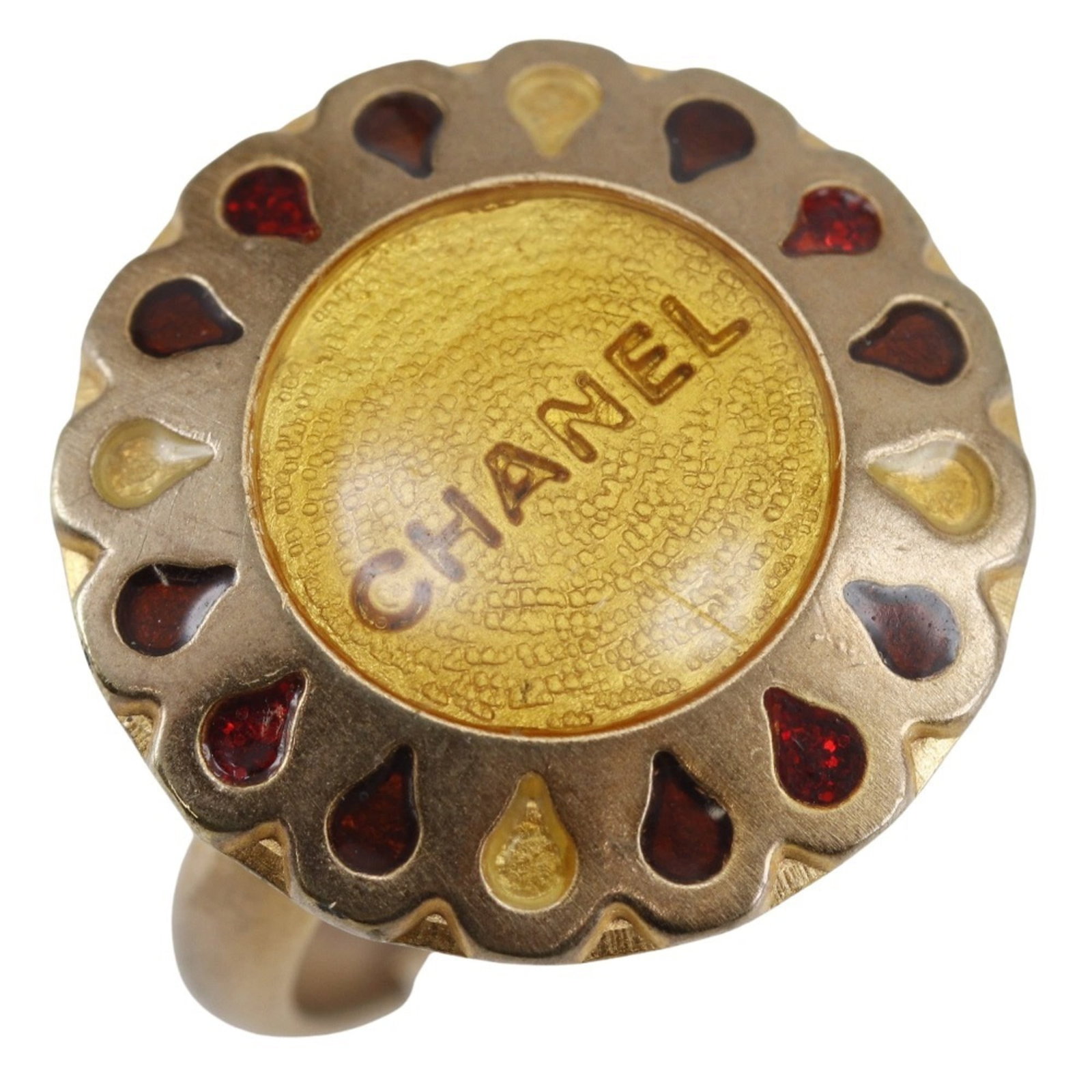 Chanel Band Ring Gold Plating (1 of 8)