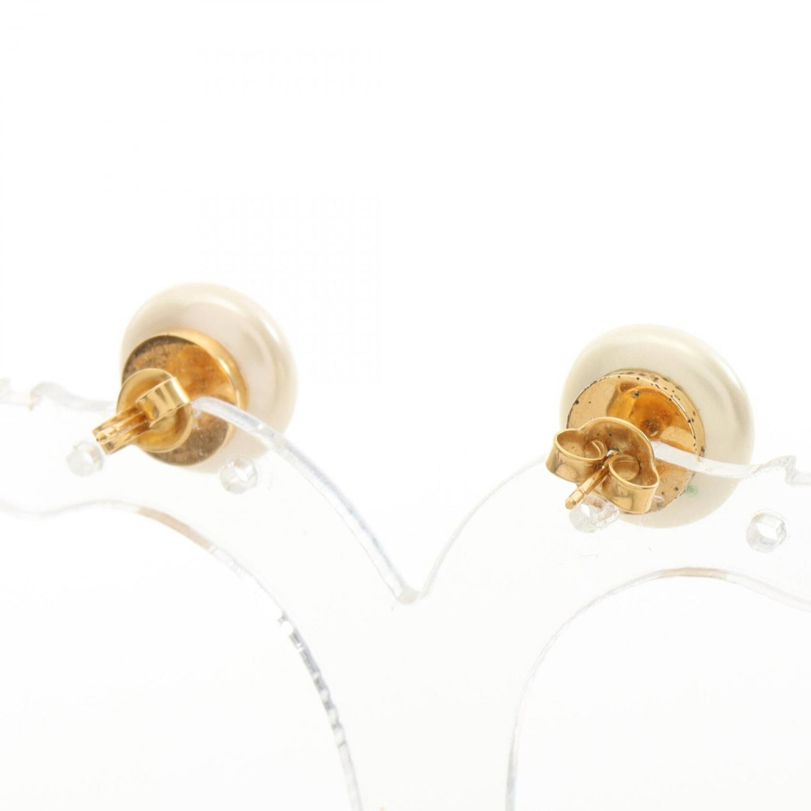 Chanel Stud Earrings Gold Plating - 2