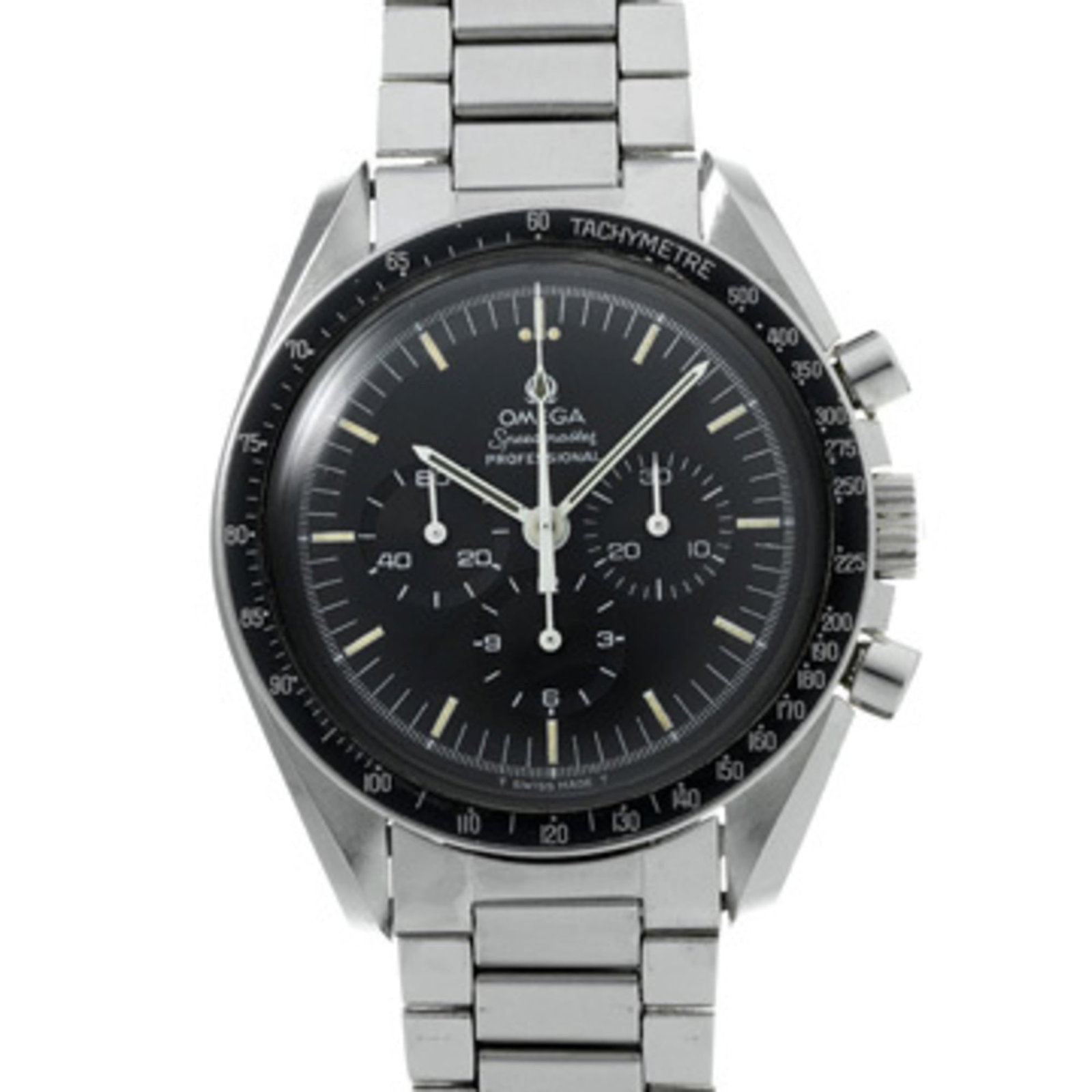Wristwatch of Omega: Wristwatch of Omega Stainless steel case and band, the Omega wristwatch stands out with its sleek design. Featuring an analog display and manual winding mechanical movement, this watch is a testament