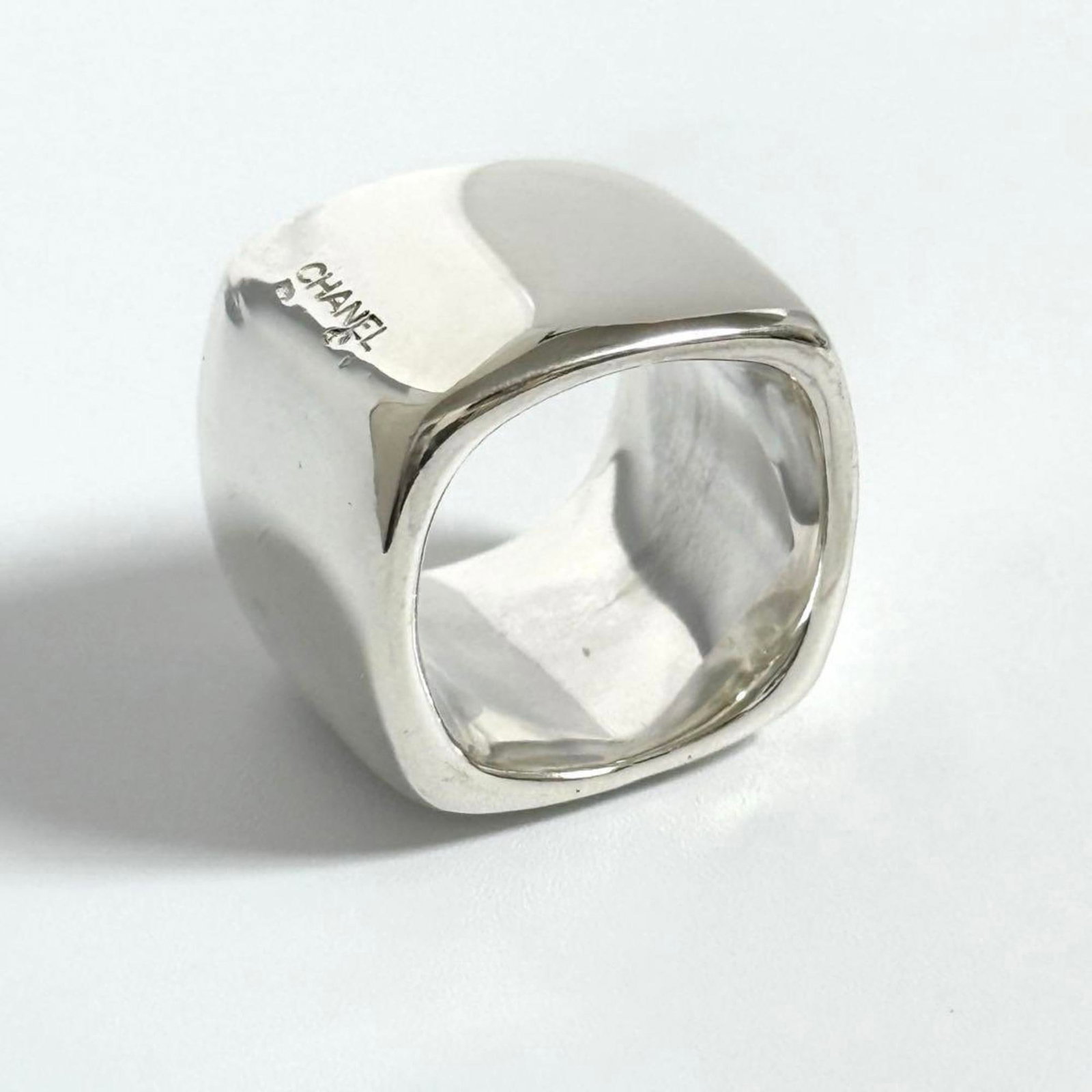 Chanel silver band ring 925 - 6