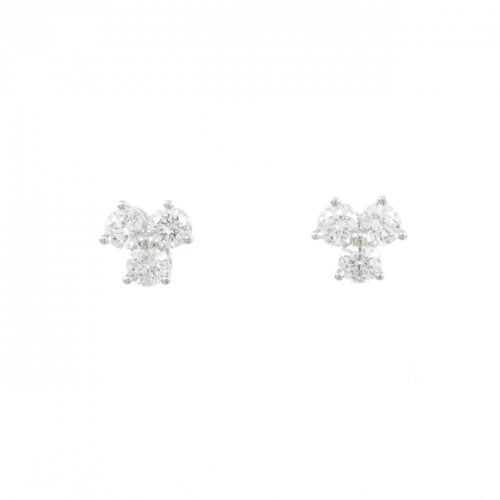 Tiffany Stud Earrings Platinum 950: Tiffany Stud Earrings Platinum 950 Platinum 950 Tiffany stud earrings boast elegant simplicity, featuring a stunning diamond set into the intricate design. The 6.20mm x 6.90mm diamond adds a touch of 