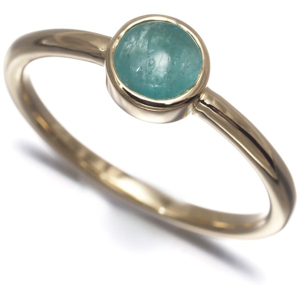 Gstv Ring Tourmaline 0.45Ct Us5.75-6 18K 750 Yellow Gold: Gstv Ring Tourmaline 0.45Ct Us5.75-6 18K 750 Yellow Gold Yellow gold ring featuring a natural tourmaline stone, weighing approximately 0.45ct and set in an 18k 750 setting. The ring measures US5.75-6
