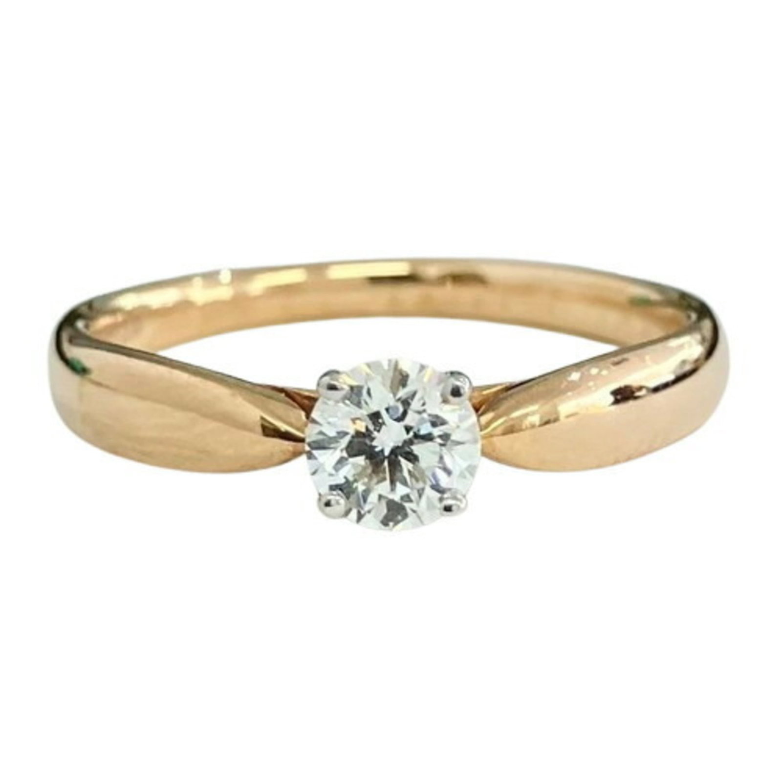 Pink Gold 18k Ring Tiffany: Pink Gold 18k Ring Tiffany Pink gold 18k ring from Tiffany, featuring a classic band style designed in pink gold. This elegant piece showcases the timeless appeal of Tiffany's signature