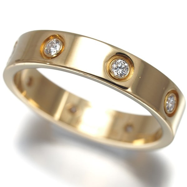 Cartier Ring Diamond Love Full Eternity Eu52 18K 750 Yellow Gold (1 of 5)