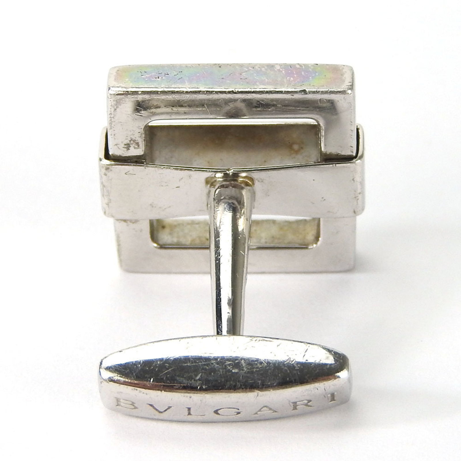 Button stud silver bvlgari 925 - 4