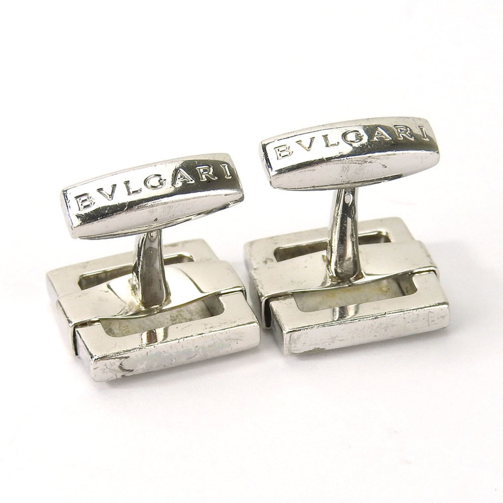 Button stud silver bvlgari 925 - 5