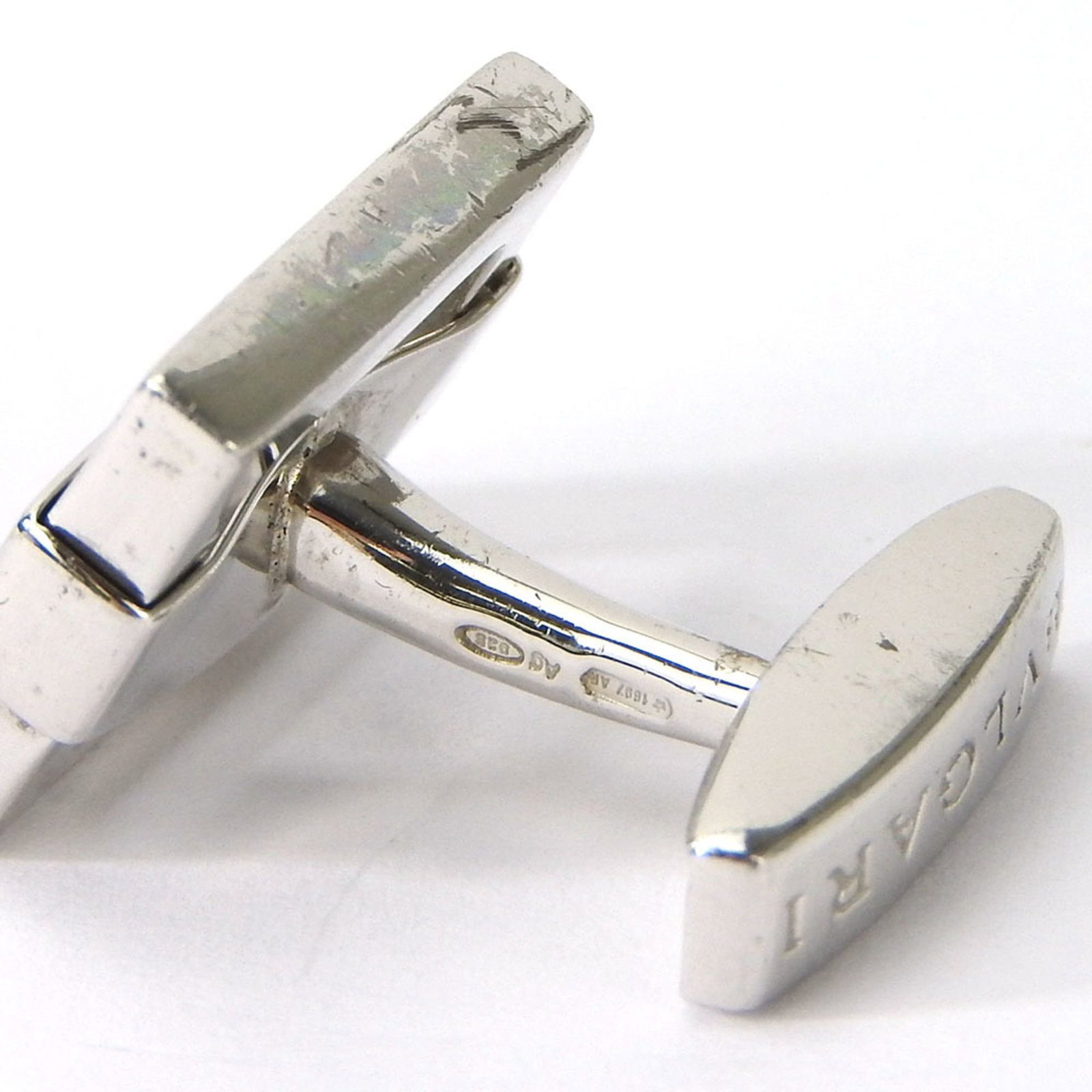 Button stud silver bvlgari 925 - 6