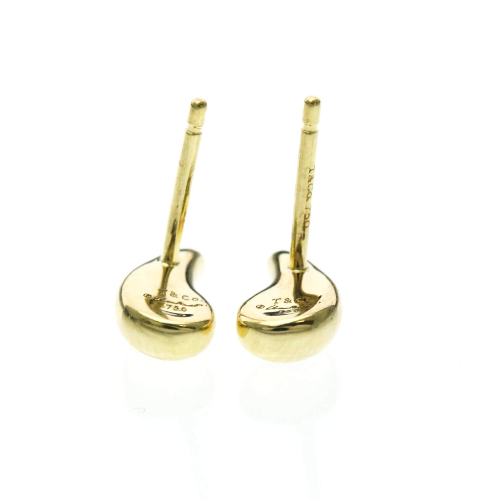 Stud earrings yellow gold 18k - 10