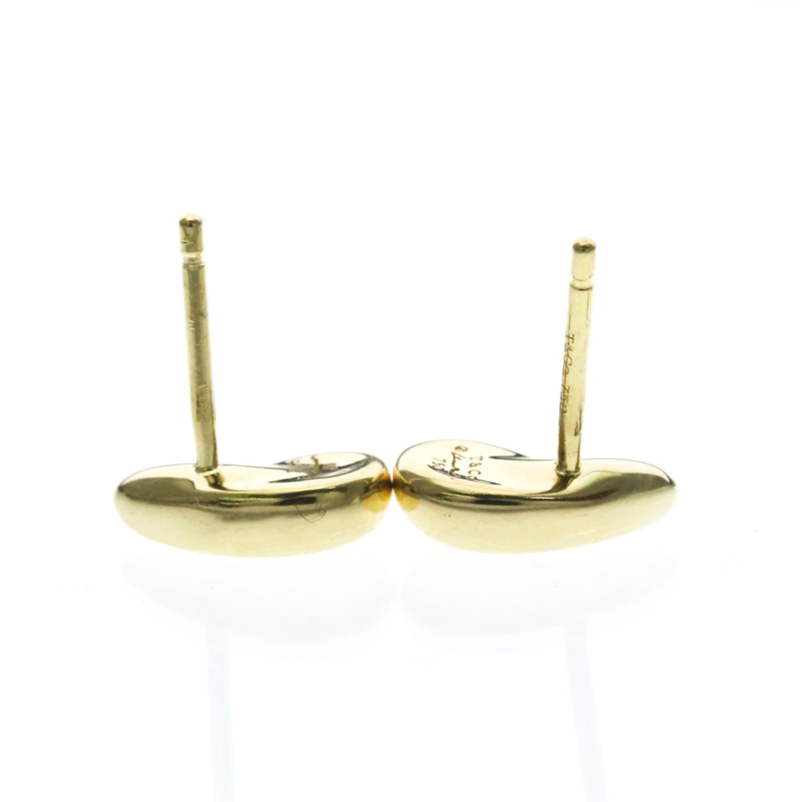 Stud earrings yellow gold 18k - 11