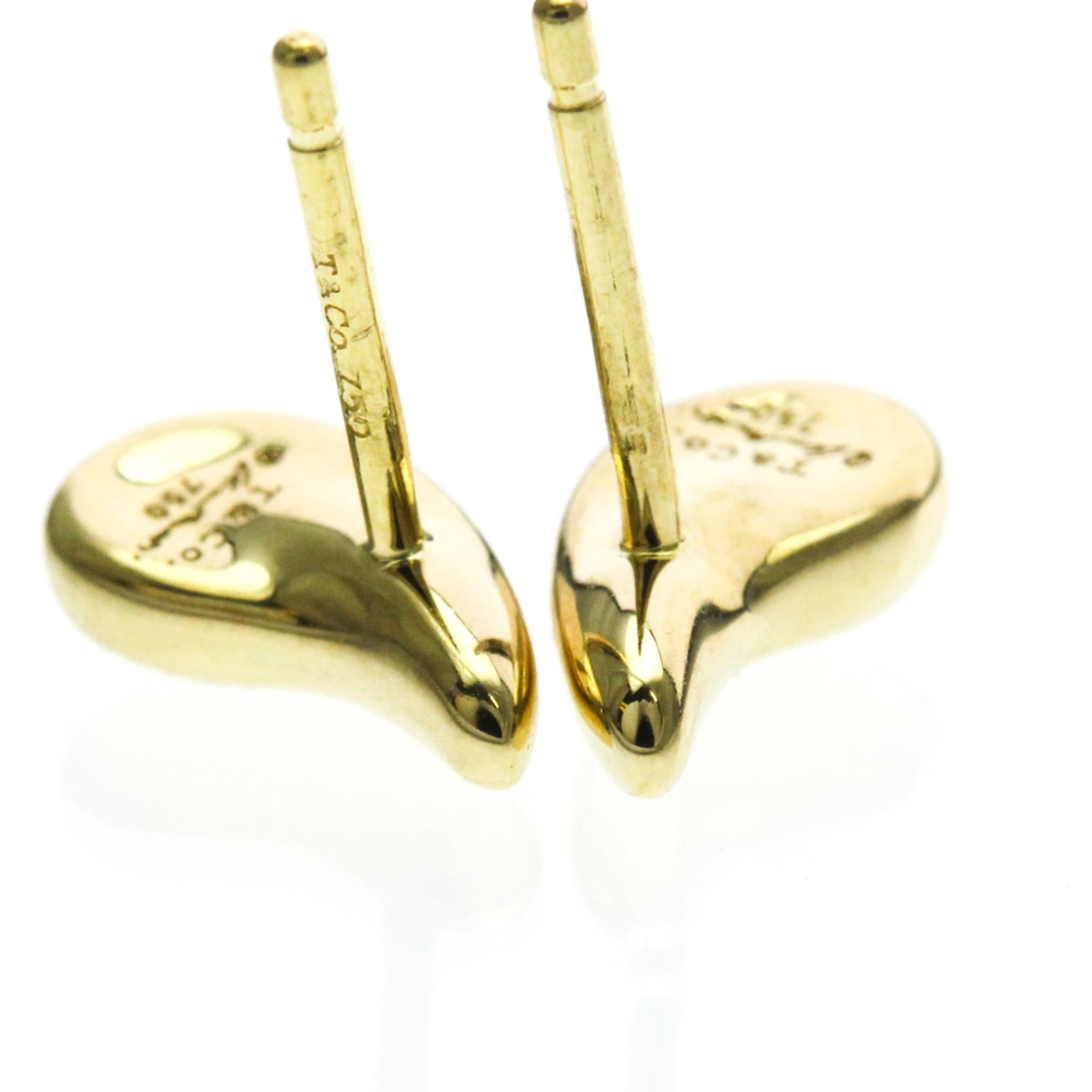 Stud earrings yellow gold 18k - 12