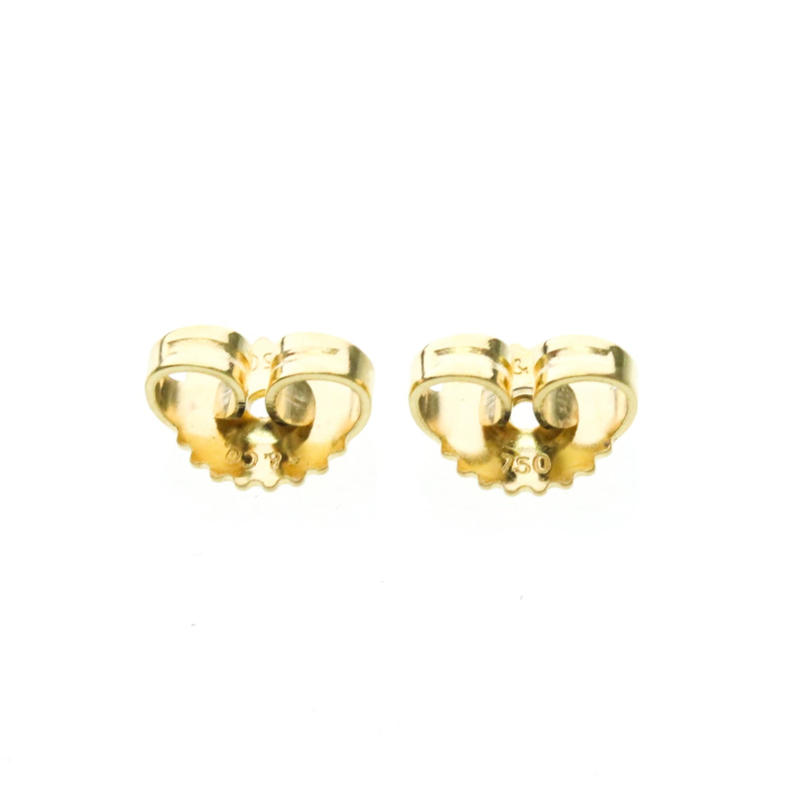 Stud earrings yellow gold 18k - 4