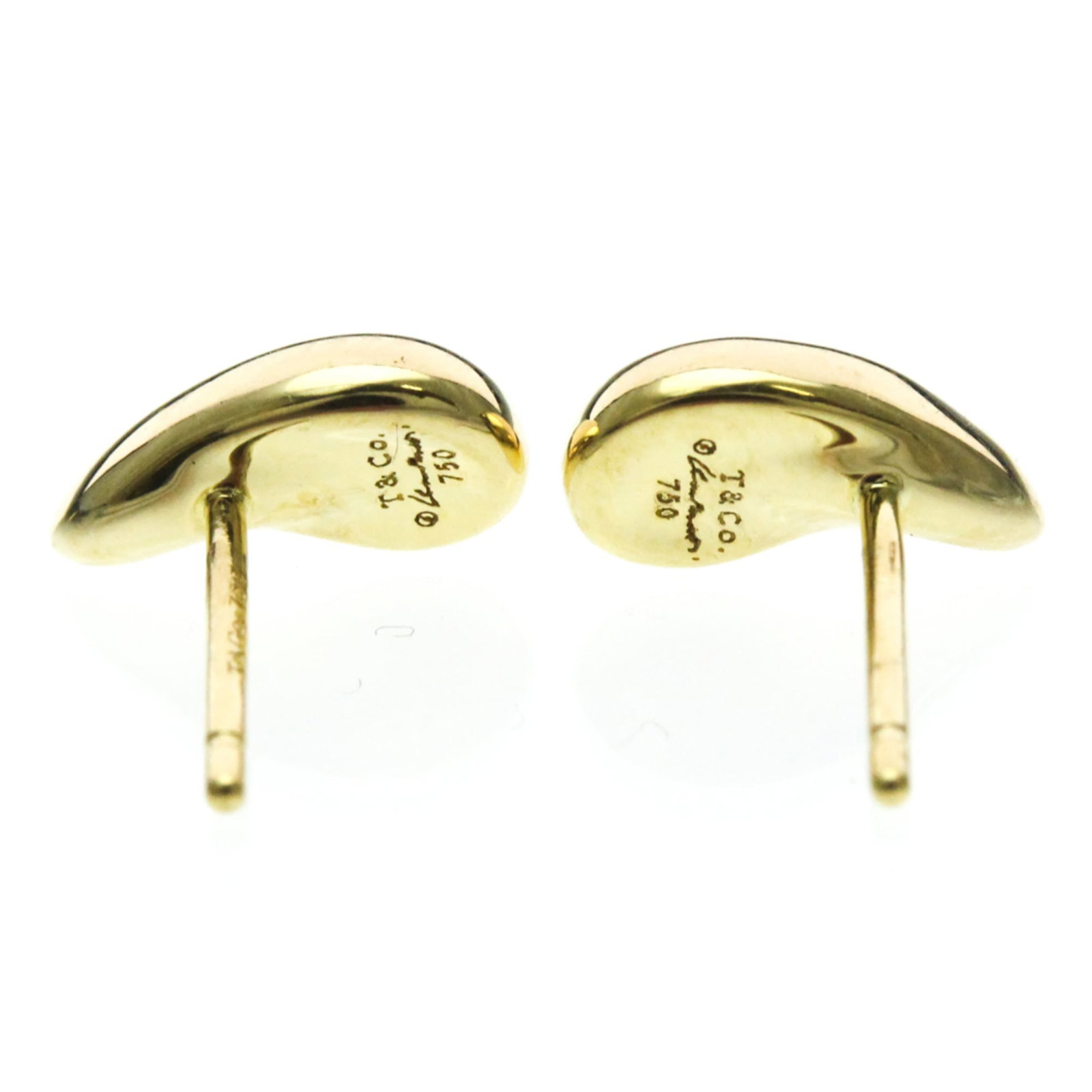 Stud earrings yellow gold 18k - 8