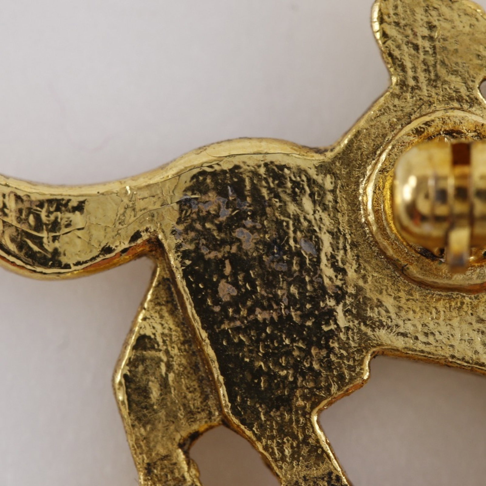 Hermes Brooch Gold Plating - 5