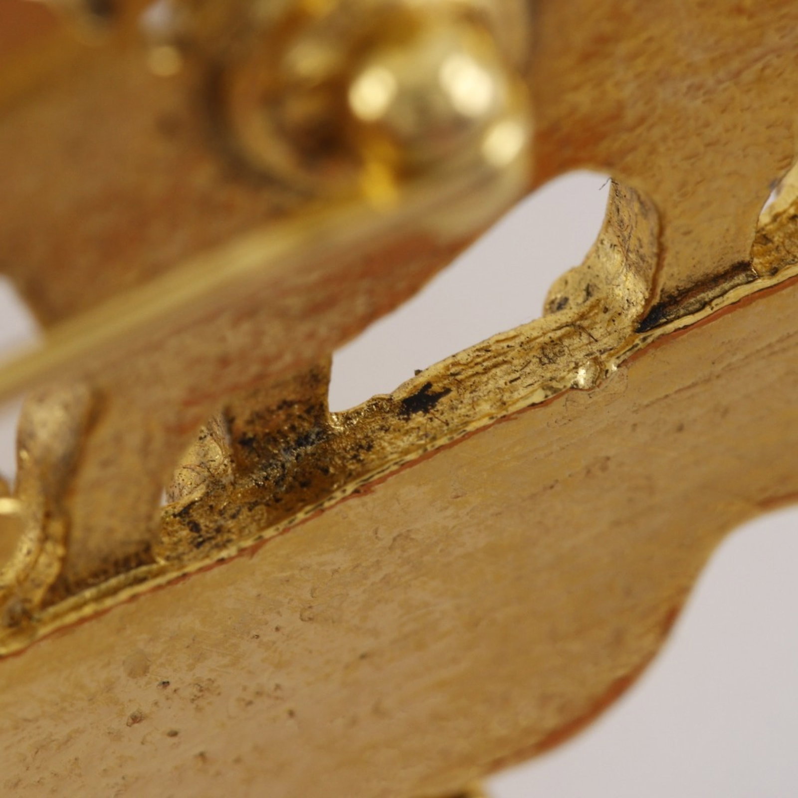 Hermes Brooch Gold Plating - 7