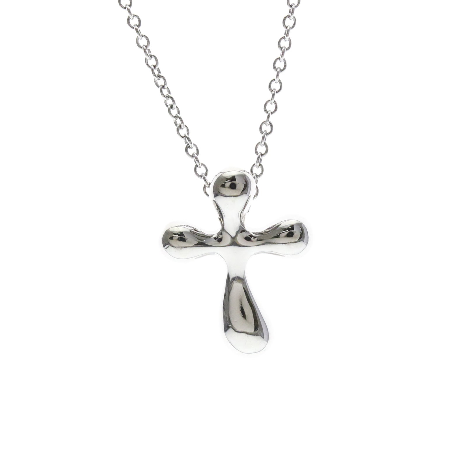 Tiffany Cross Necklace Platinum No Stone Menwomen Fashion Necklace (Silver): Tiffany Cross Necklace Platinum No Stone Menwomen Fashion Necklace (Silver) Platinum Tiffany Cross Necklace is a fashion statement piece, featuring a sleek silver cross design crafted from high-qualit