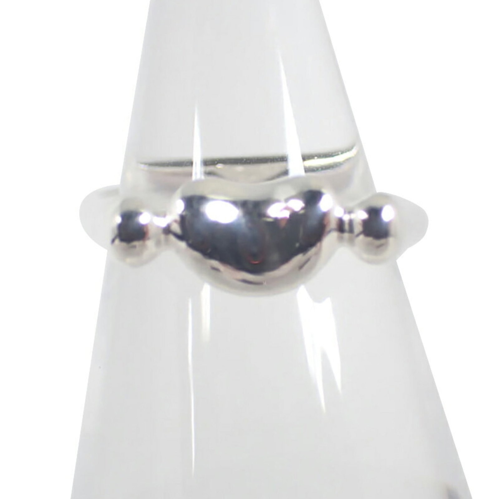 Sterling Silver Tiffany Band Ring 925: Sterling Silver Tiffany Band Ring 925 Sterling silver Tiffany band ring in size 48 US, featuring the brand's signature style. Made from high-quality sterling silver (925), this elegant ring boasts a