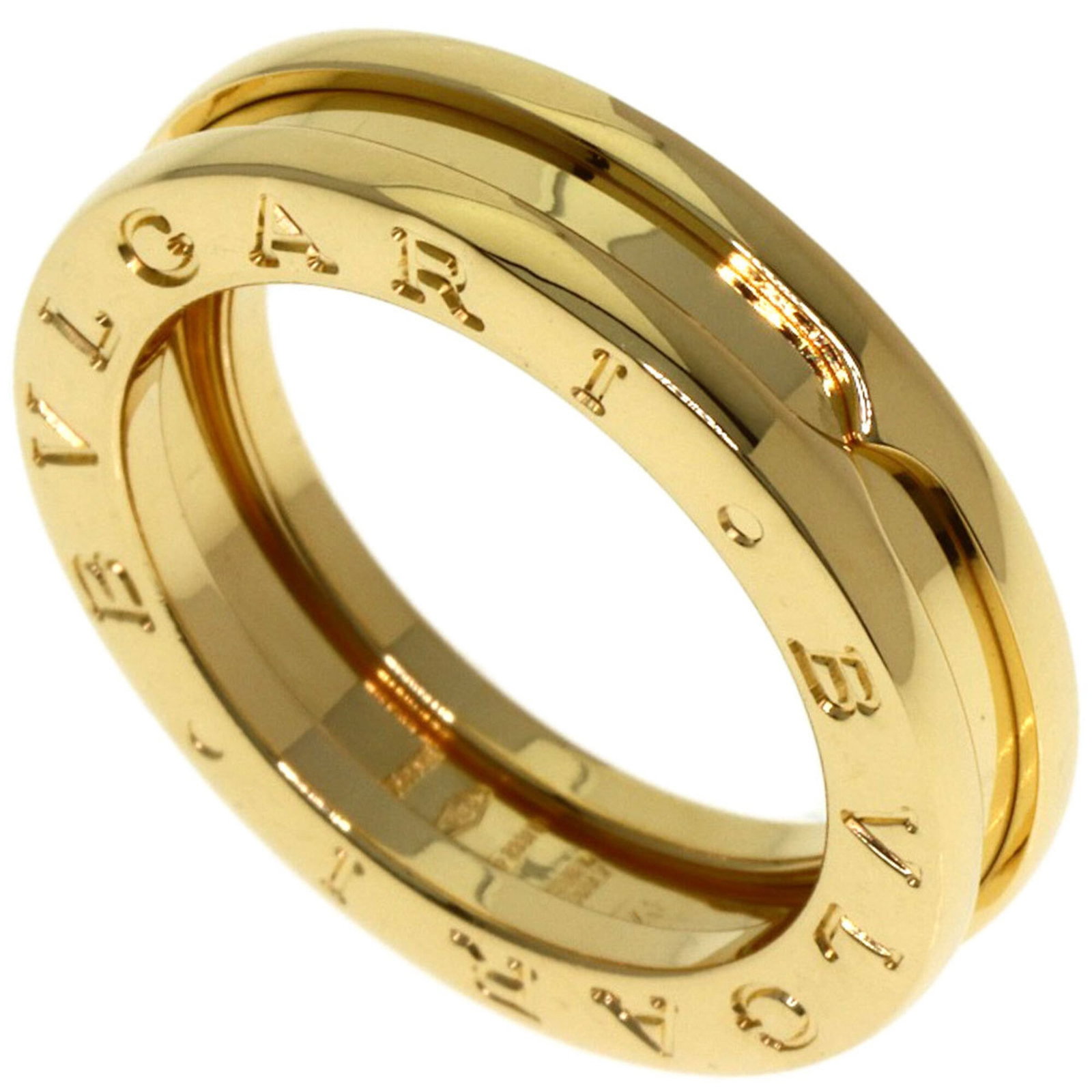 Bvlgari Band Ring Yellow Gold (18K): Bvlgari Band Ring Yellow Gold (18K) Item Specifics: Brand: Bvlgari Type: Band ring Gender: Women Material: Yellow gold (18K) US Size: 4.5 JP Size: 8 Product Disclaimer: Items may exhibit light wear,
