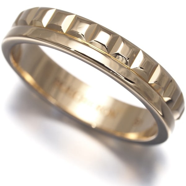 Boucheron Ring Quatre Radiant Half Eu51 18K 750 Yellow Gold: Boucheron Ring Quatre Radiant Half Eu51 18K 750 Yellow Gold 18k yellow gold Boucheron Ring Quatre Radiant Half Eu51 boasts intricate details and precision craftsmanship, showcasing the brand's
