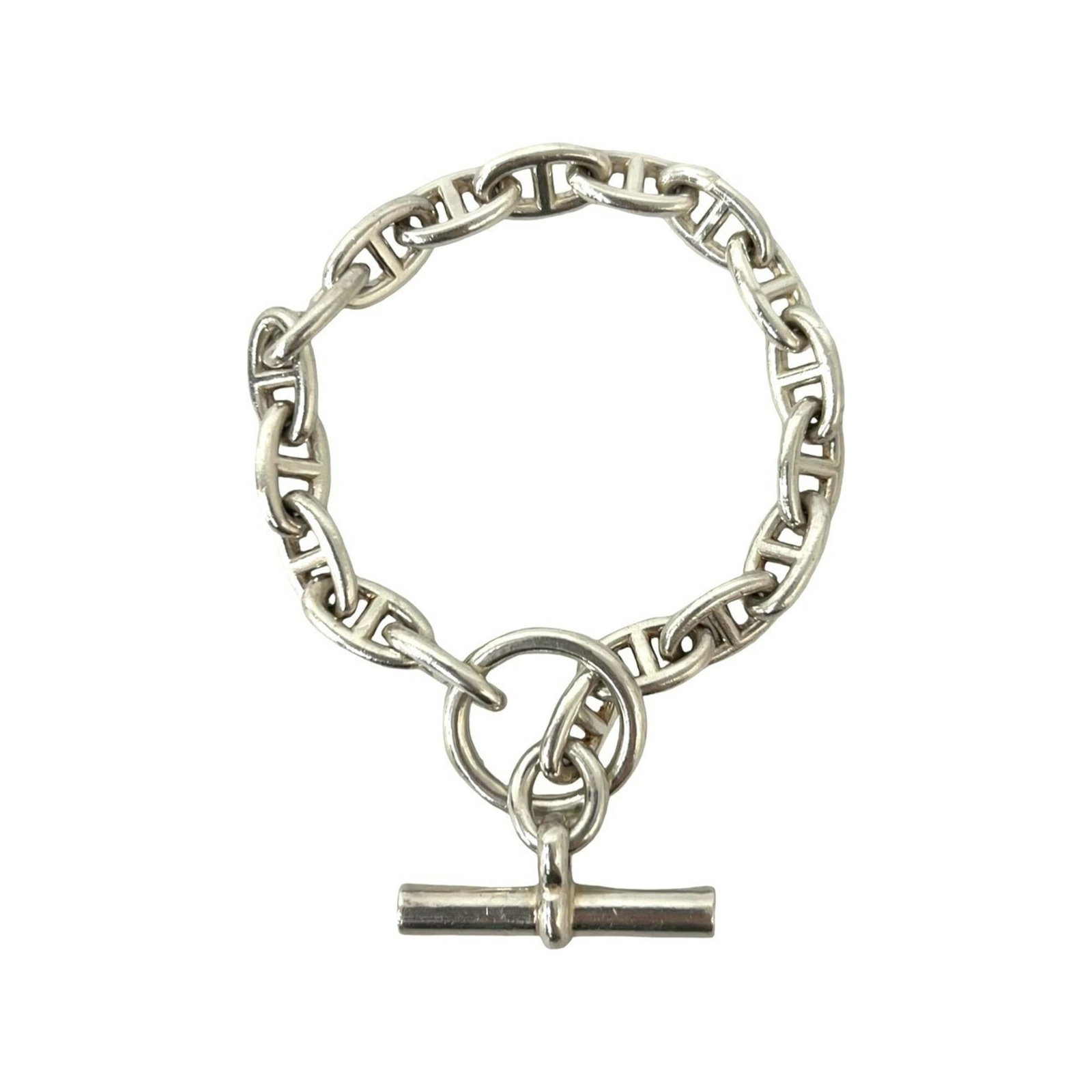 Charm Bracelet Silver 925 by Hermes: Charm Bracelet Silver 925 by Hermes Silver 925 by Hermes Charm Bracelet - A sleek and sophisticated charm bracelet crafted from high-quality silver, measuring 20.5cm in length. This elegant piece feat