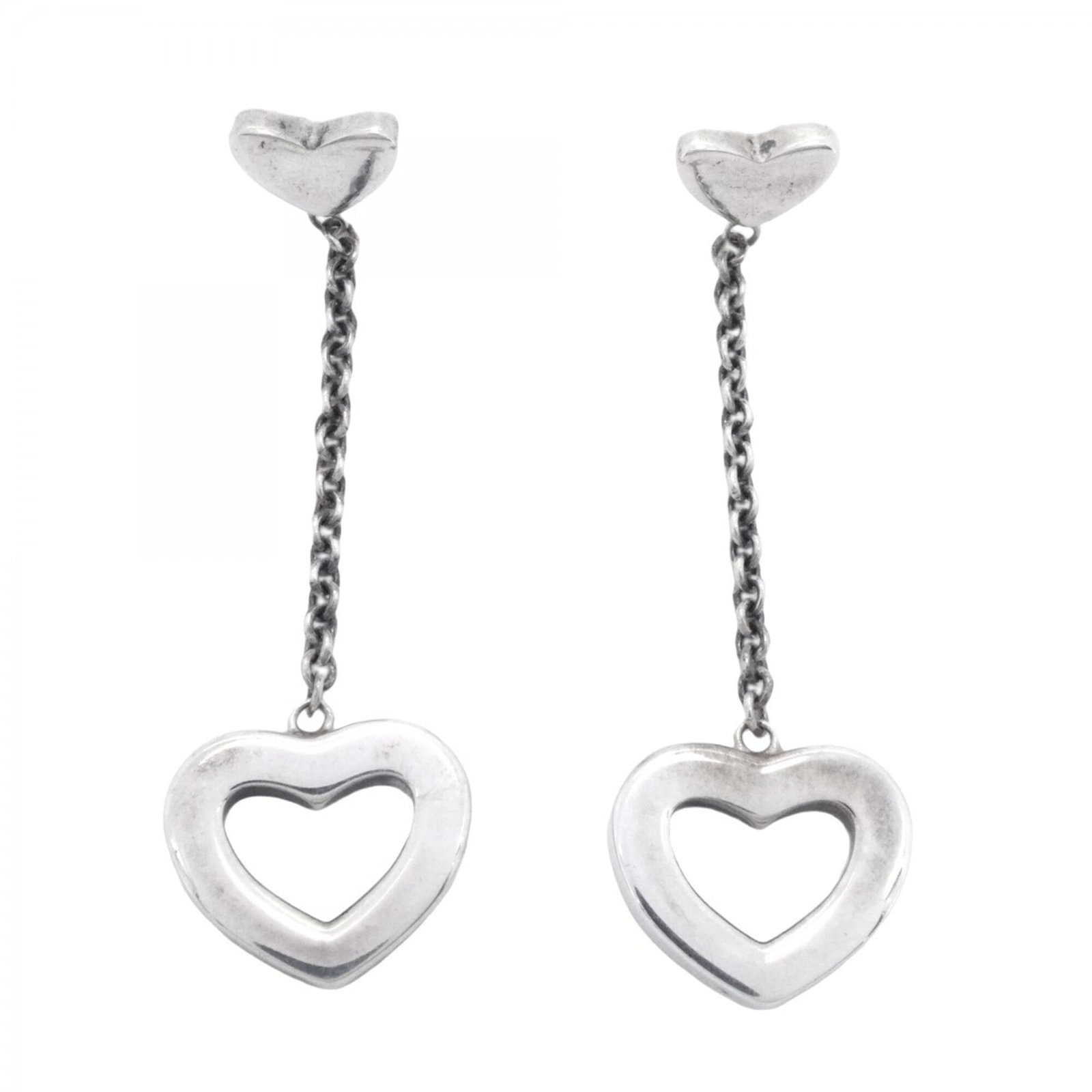 Tiffany Stud Earrings Silver 925: Tiffany Stud Earrings Silver 925 Tiffany's iconic stud earrings are crafted from sterling silver, featuring the brand's signature style. These elegant earrings boast a sleek design with precise