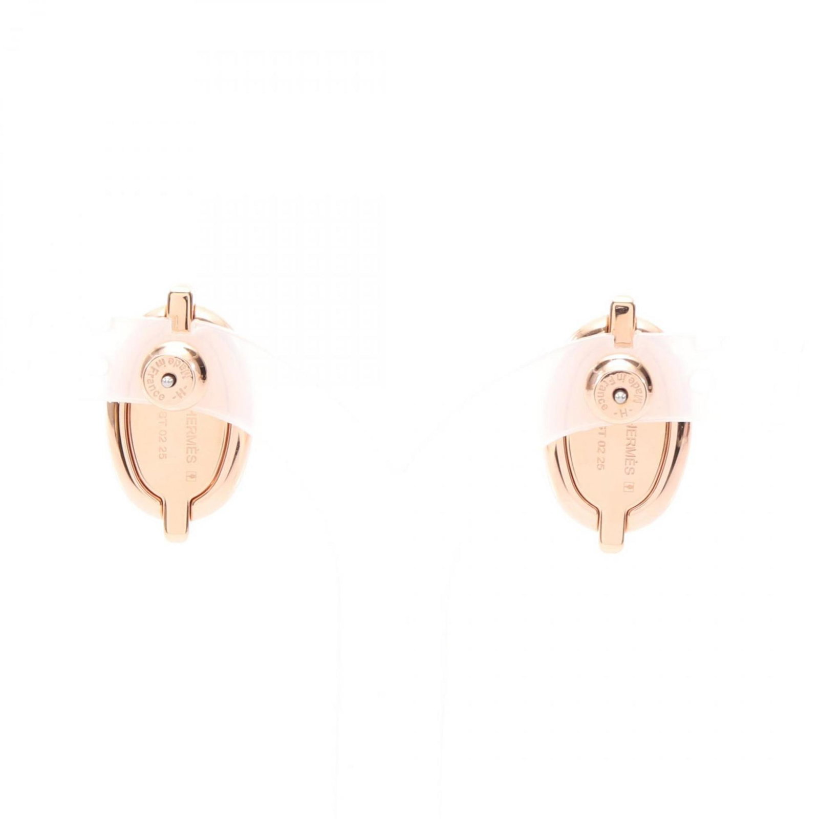 Hermes Stud Earrings Gold Plating - 2