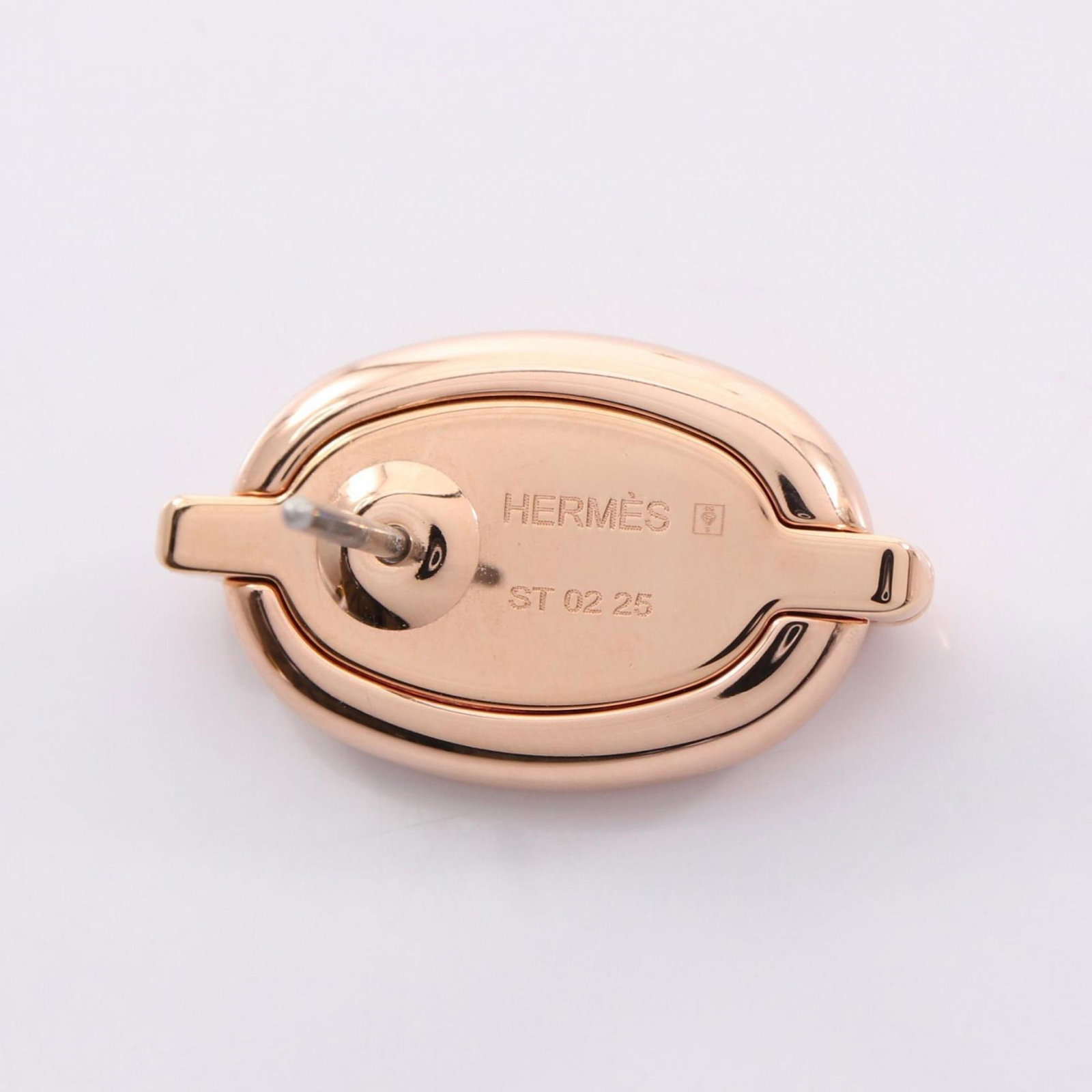 Hermes Stud Earrings Gold Plating - 3