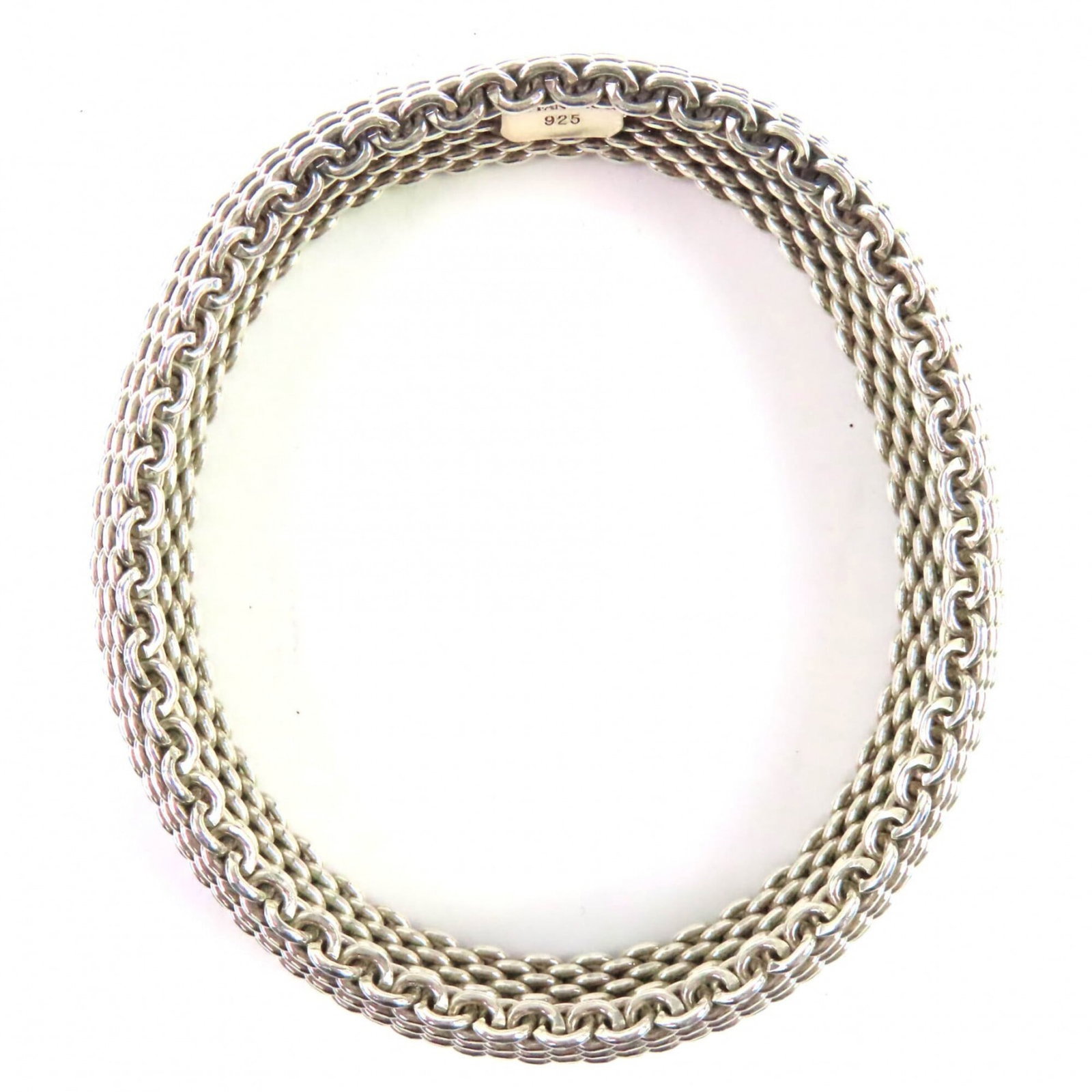 Silver Tiffany Bangle 925 - 5