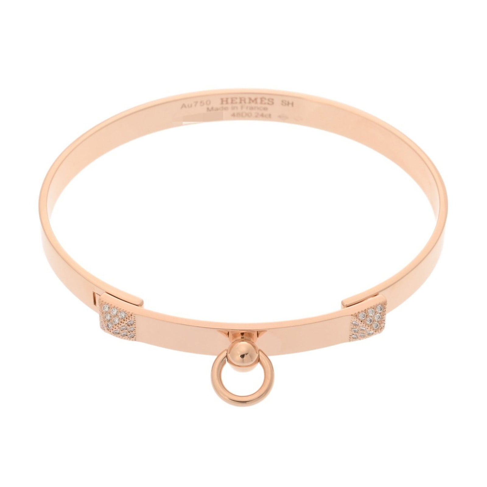 Pink Gold Bangle Hermes - 2