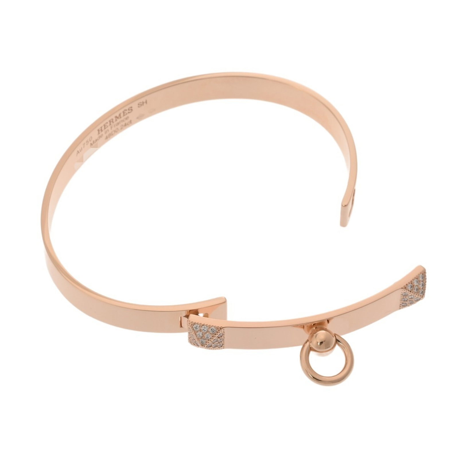 Pink Gold Bangle Hermes - 5