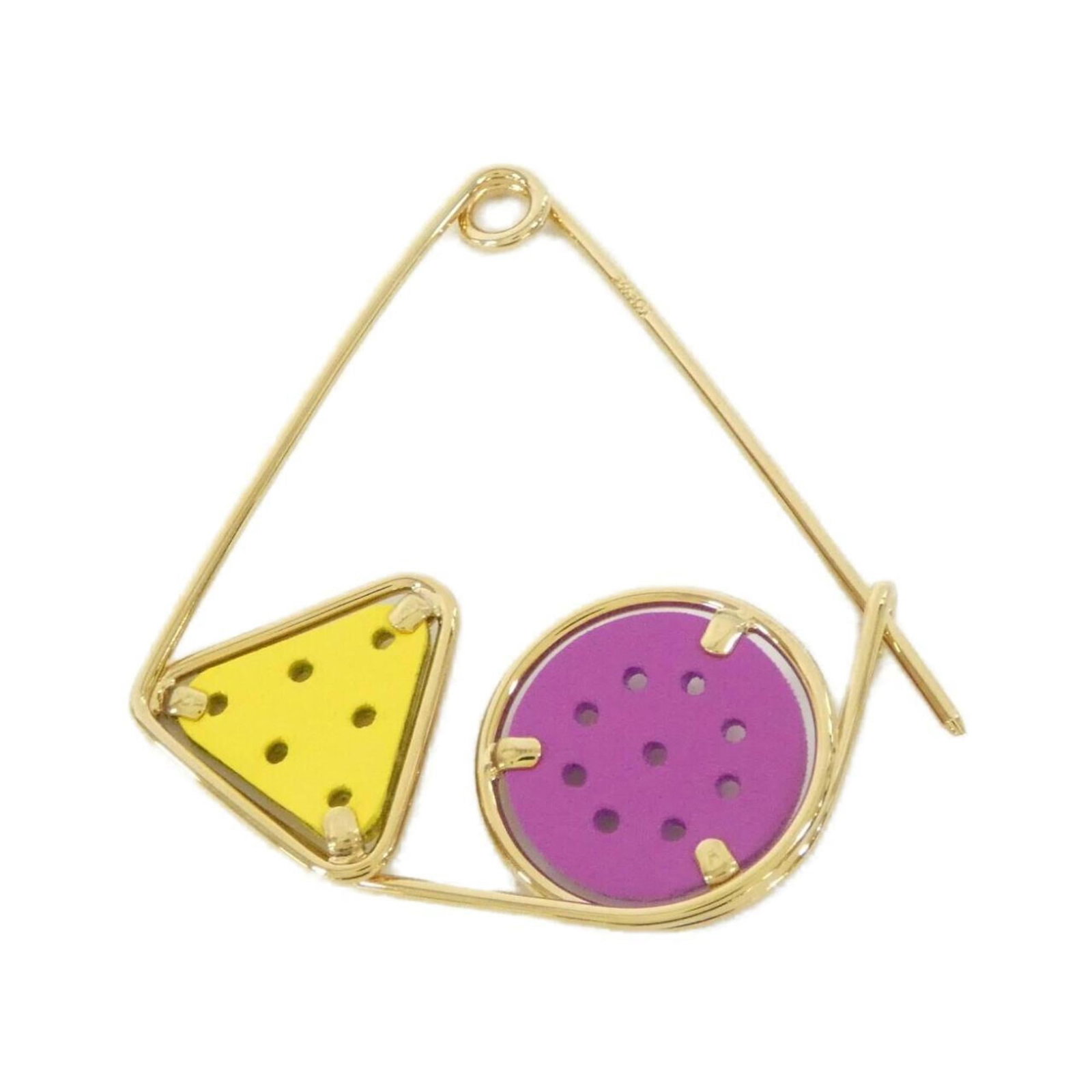 Keyring leather charm by Loewe: Keyring leather charm by Loewe Gold, Pink, and Yellow Keyring Charms by Loewe. This leather keyring charm features the iconic designs of Loewe in three distinct colors: gold, pink, and yellow. Made