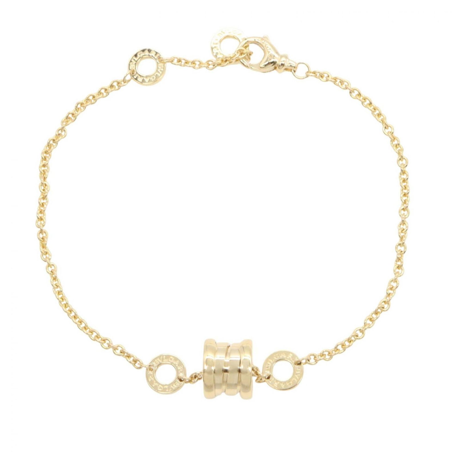 Bvlgari Charm Bracelet Yellow Gold (18K): Bvlgari Charm Bracelet Yellow Gold (18K) Yellow gold (18K) charm bracelet from Bvlgari, featuring a classic design with a length of 15.5cm - 18cm. This elegant piece is crafted from high-quality