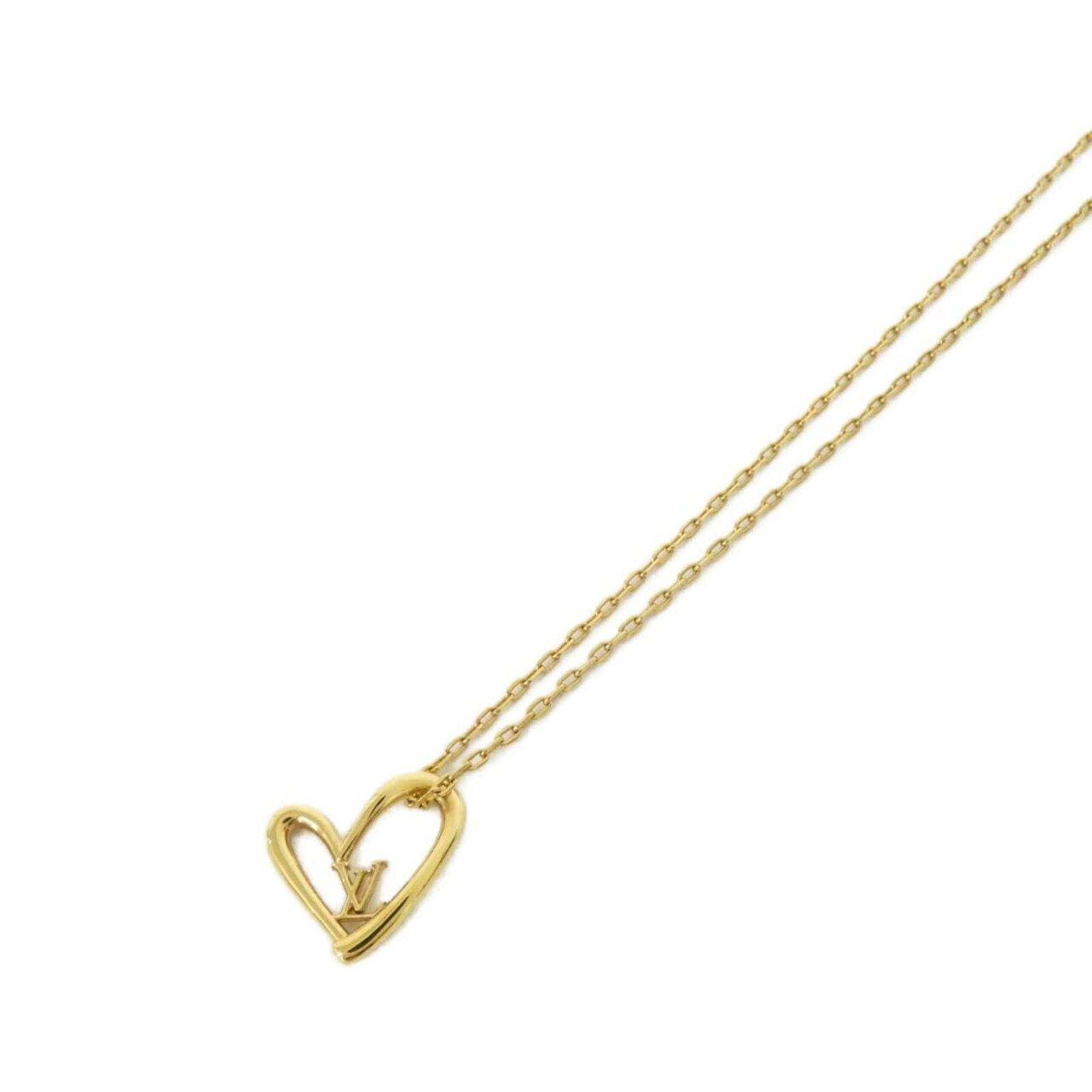 Louis Vuitton Collier Heart Fall In Love M00465 Necklace: Louis Vuitton Collier Heart Fall In Love M00465 Necklace Gold Louis Vuitton Collier Heart Fall In Love M00465 Necklace, available in its original box and dust bag. This elegant necklace features a