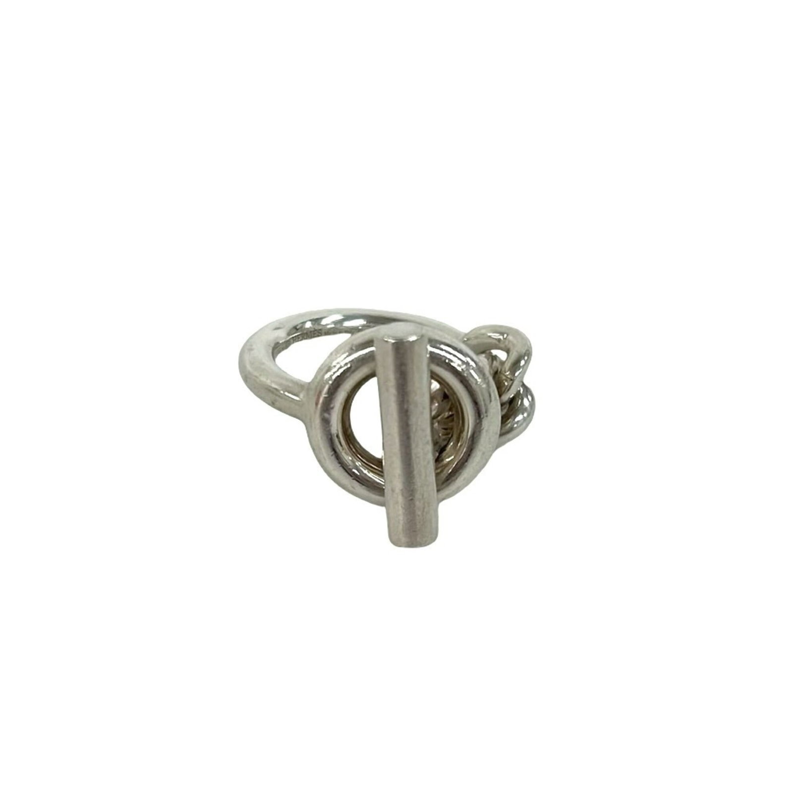 Silver Ring Band Hermes 925: Silver Ring Band Hermes 925 Silver Ring Band Hermes 925 features a sleek and modern design made from high-quality silver material, with a US size 6.5 and JP size 12. This versatile band ring is crafte