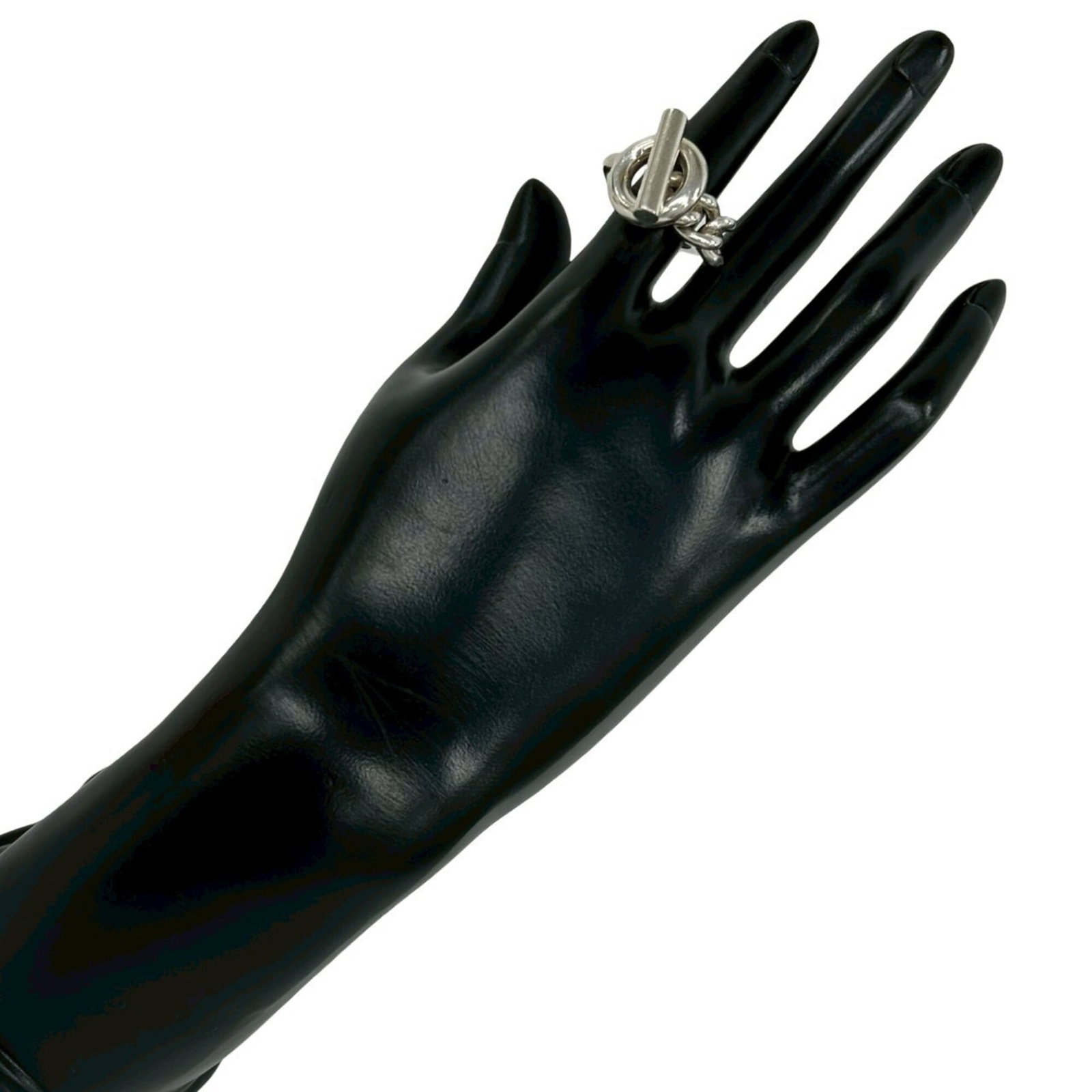 Silver Ring Band Hermes 925 - 2