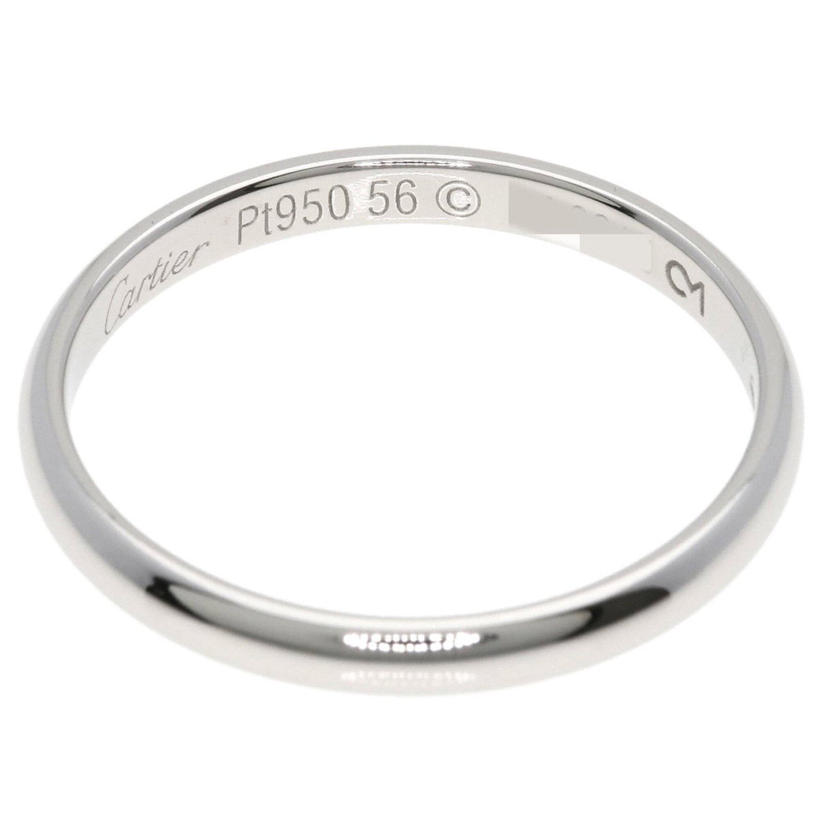 Platinum Wedding Ring Cartier - 4