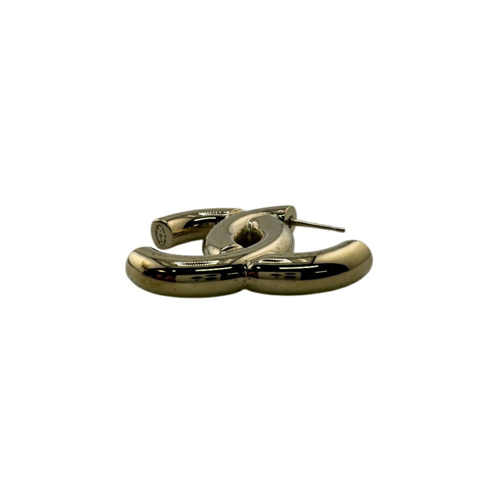 Chanel Stud Earrings Gold Plating - 4