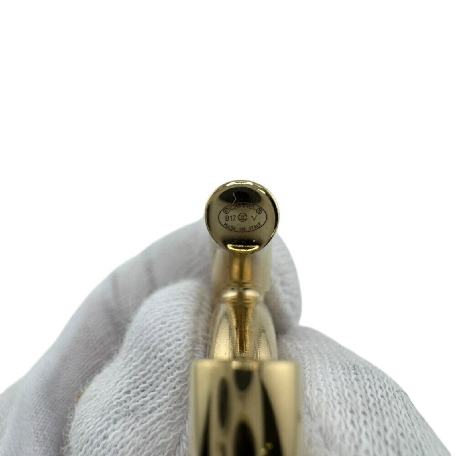 Chanel Stud Earrings Gold Plating - 5