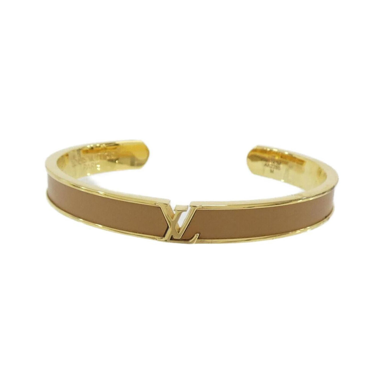 Louis Vuitton Charm Bracelet: Louis Vuitton Charm Bracelet Gold and Marron Louis Vuitton Charm Bracelet, 16cm in length. This charm bracelet features the iconic Louis Vuitton design, showcasing a unique blend of style and
