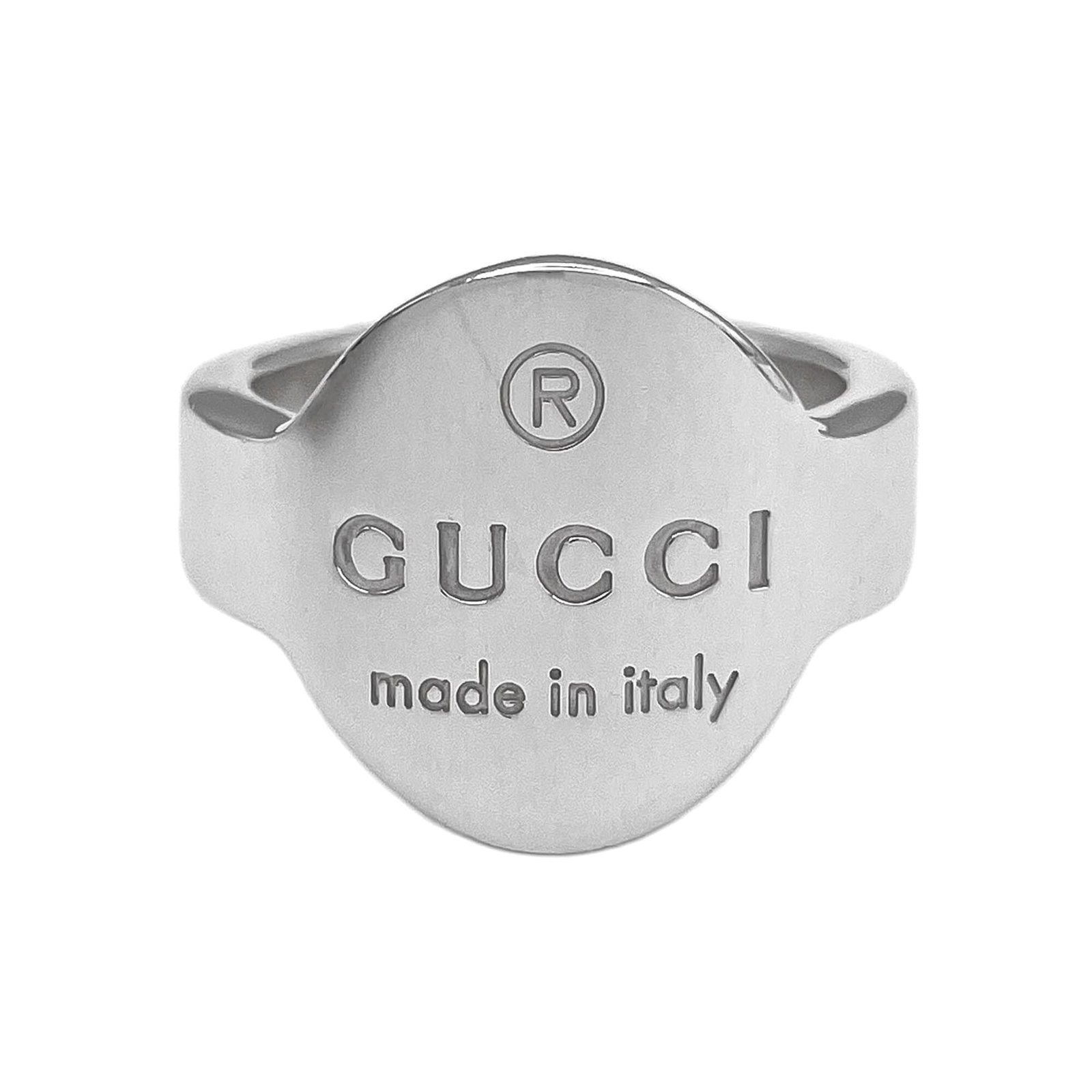 Gucci Band Ring Silver 925: Gucci Band Ring Silver 925 Silver 925 Gucci Band Ring for Men and Women, Available in US Size 6.5 and JP Size 12. This elegant band ring features a sleek silver design that adds a touch of luxury to