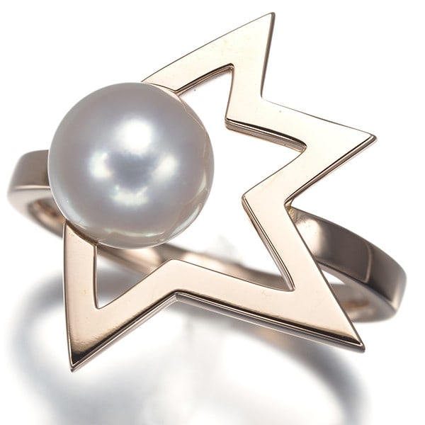 Tasaki Ring Akoya Pearl 7.7Mm Comet Plus Us6-6.25 18K 750 Rose Gold: Tasaki Ring Akoya Pearl 7.7Mm Comet Plus Us6-6.25 18K 750 Rose Gold Tasaki Ring Akoya Pearl 7.7Mm Comet Plus Us6-6.25 18K 750 Rose Gold features a stunning 7.7mm Akoya pearl set in an 18k rose gold