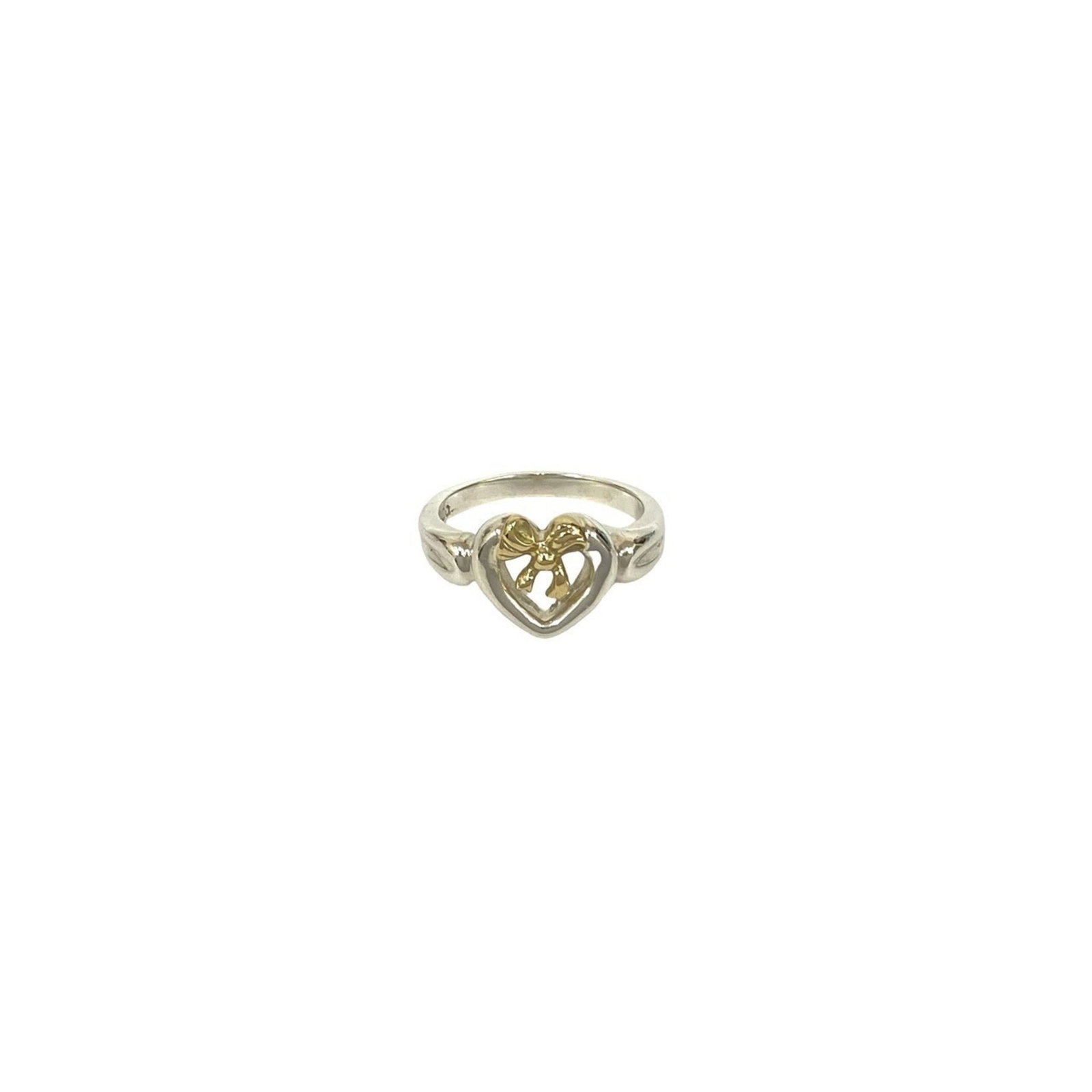 Tiffany Band Ring Gold (18K) Silver 925: Tiffany Band Ring Gold (18K) Silver 925 Gold (18K) and Silver 925 materials combine in this elegant band ring from Tiffany. The 18K gold provides a rich, luxurious feel, while the silver accents add