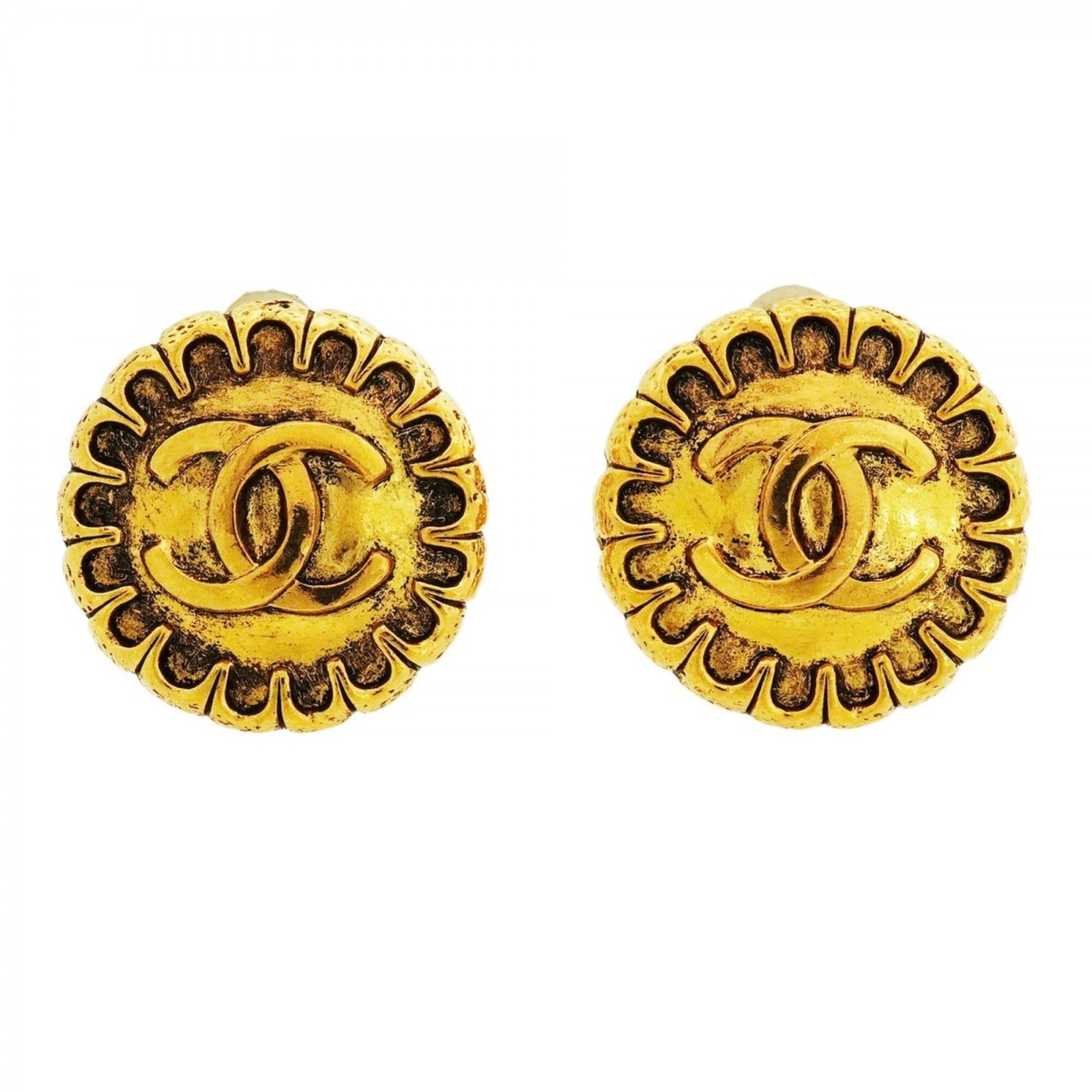 Chanel Clip Earrings Gold Plating: Chanel Clip Earrings Gold Plating Chanel Clip Earrings Gold Plating - A sleek and sophisticated accessory, these gold-plated clip earrings are designed with precision and attention to detail. Measurin