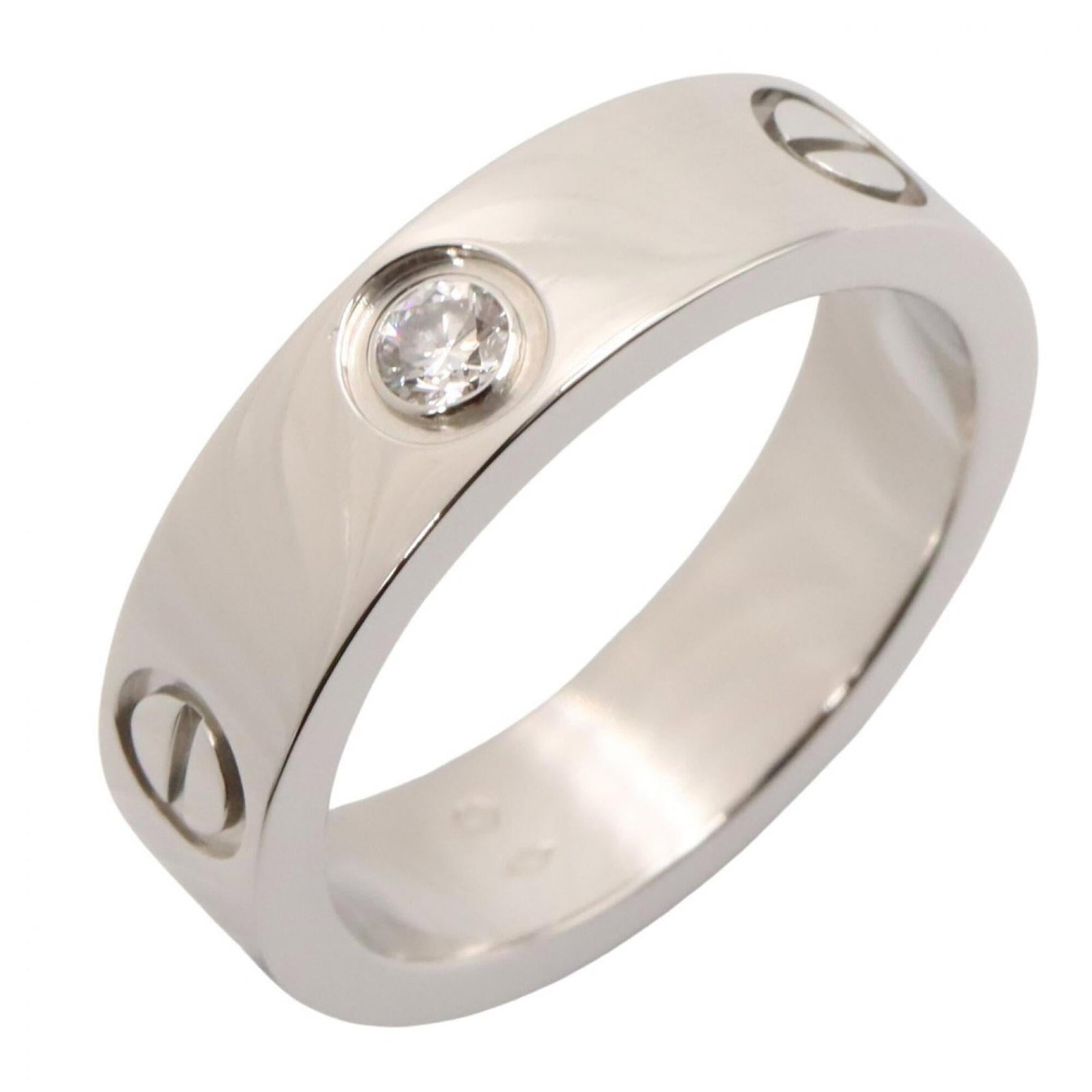 Platinum 950 Cartier Ring Band: Platinum 950 Cartier Ring Band Platinum 950 Cartier Ring Band - A timeless piece featuring clear, silver-toned platinum 950 construction. This elegant band boasts a classic design suitable for
